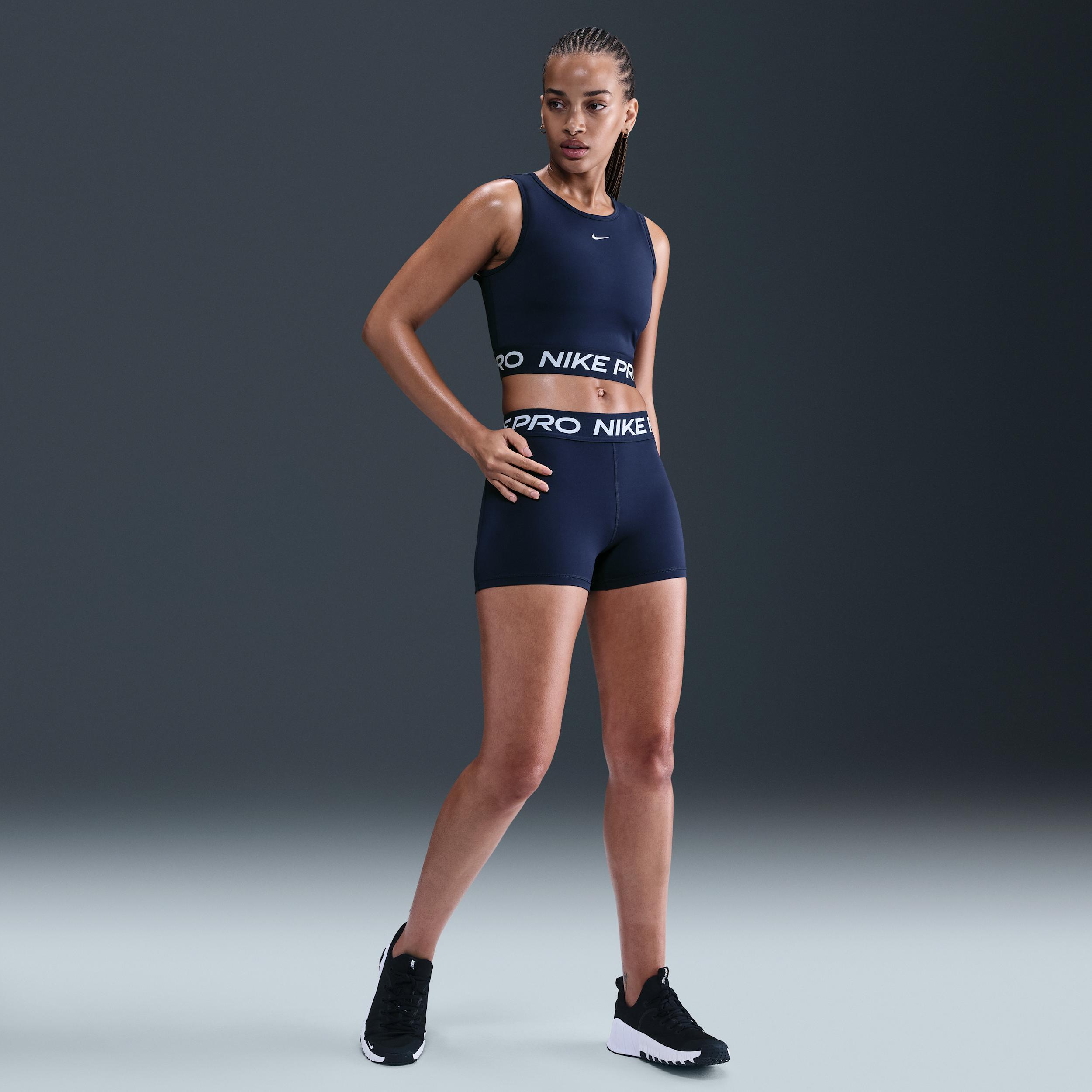 Women's Nike Pro Dri-FIT Cropped Tank Top Product Image