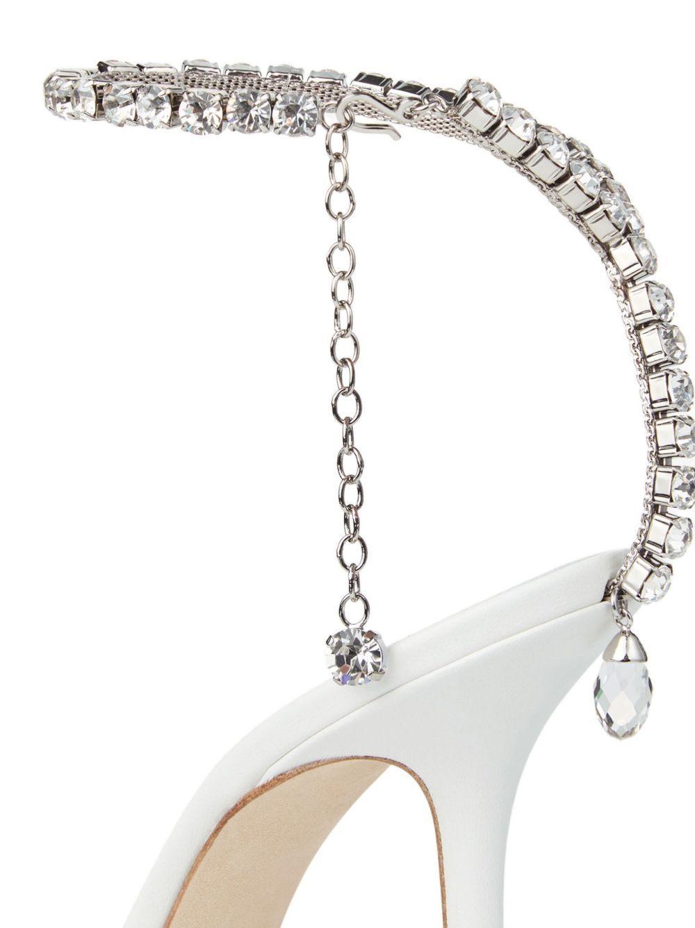 100mm Saeda crystal-embellished pumps Product Image