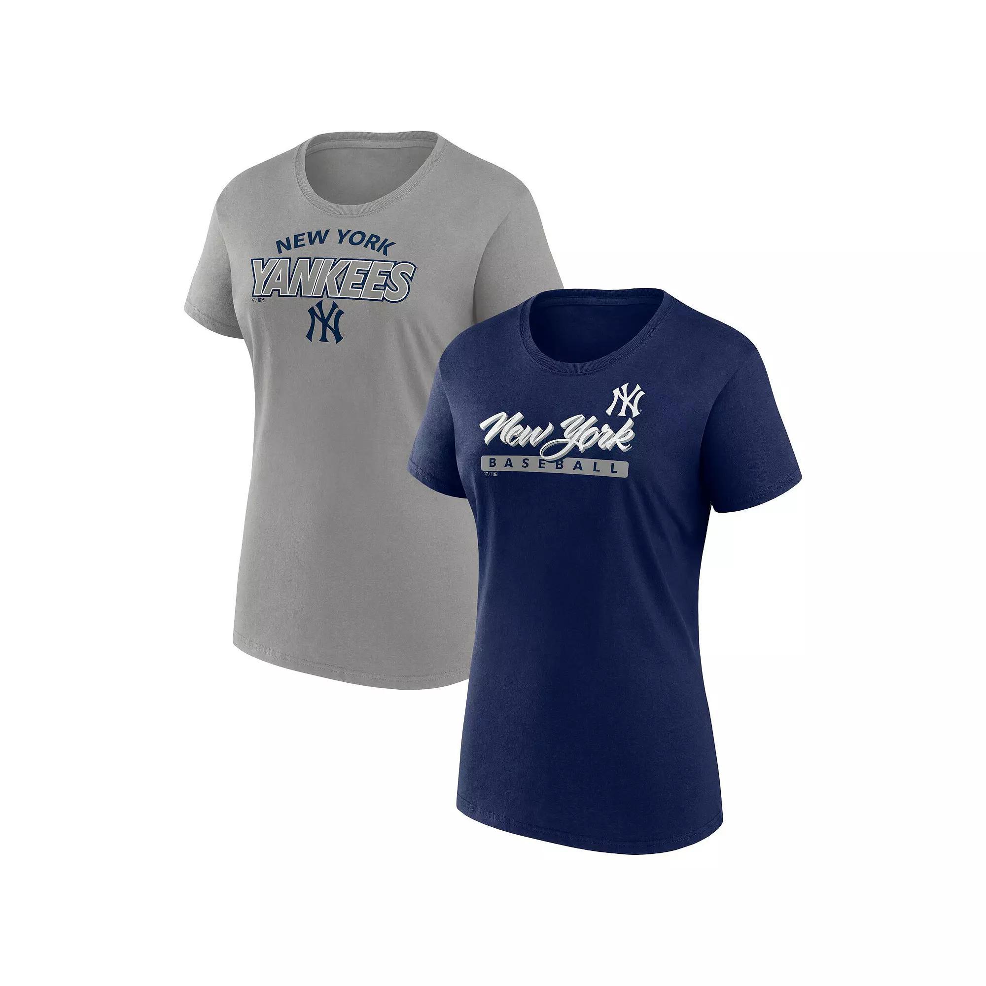 Womens Fanatics Branded Houston Astros Risk T-Shirt Combo Pack Blue Product Image