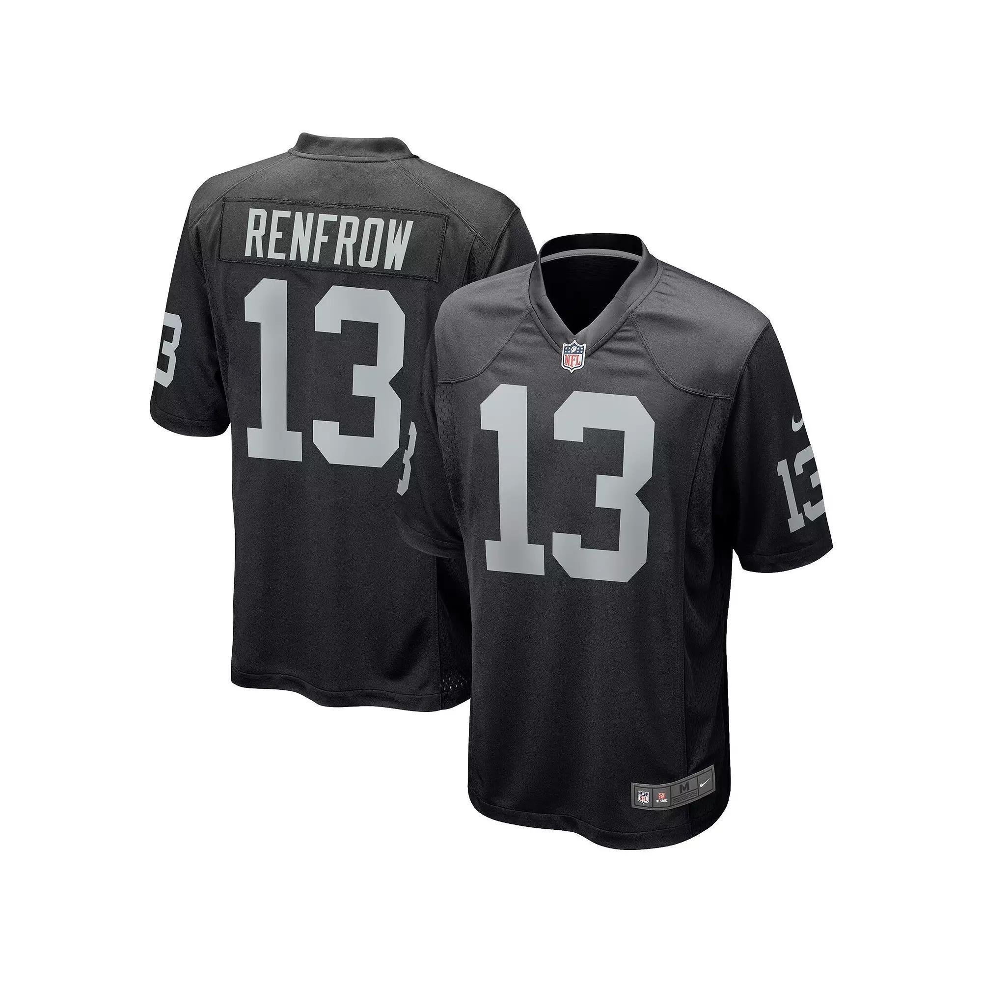 Men's Nike Hunter Renfrow Black Las Vegas Raiders Game Player Jersey, Size: Small, Lvr Black Product Image