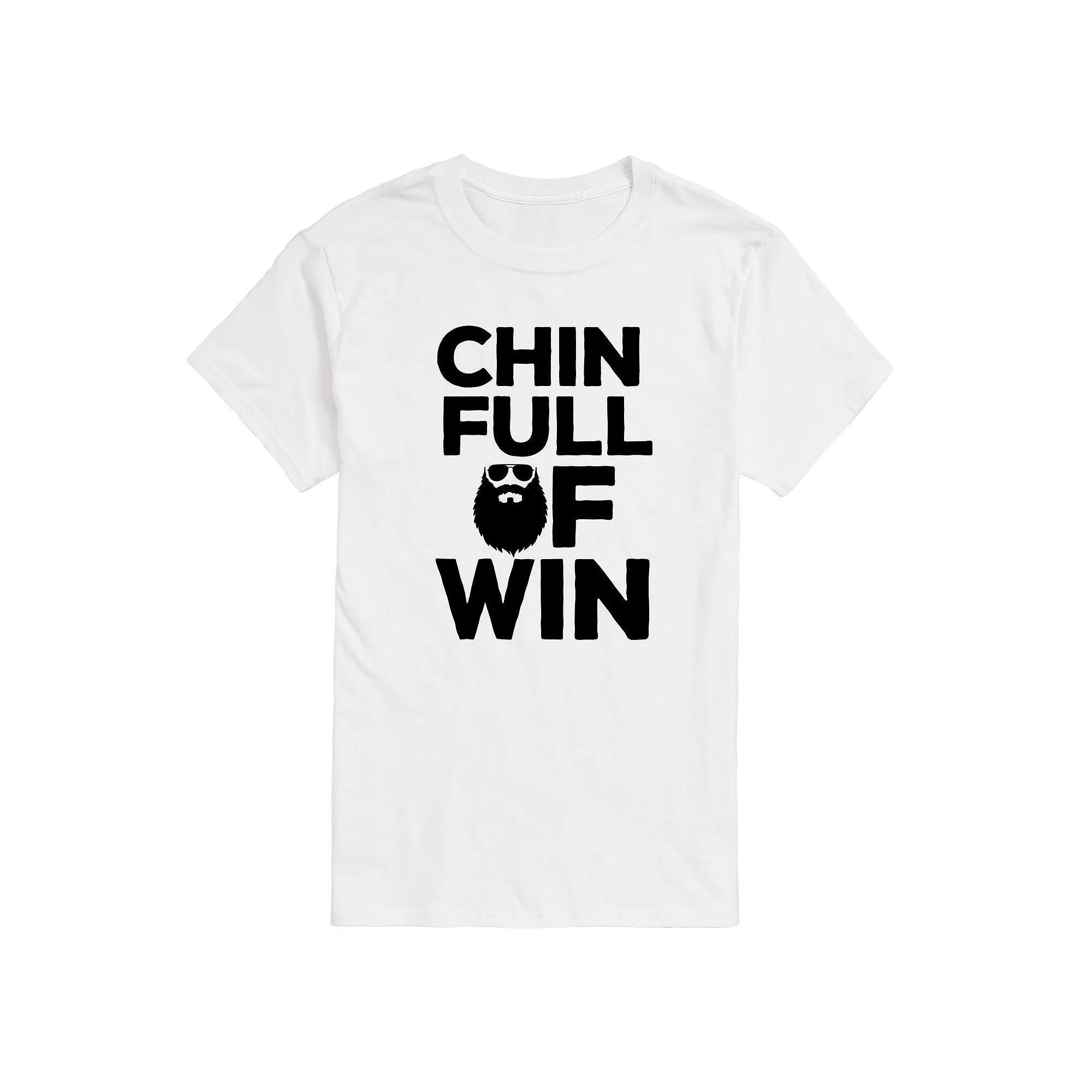 Big & Tall Chin Full of Win Graphic Tee, Mens Product Image