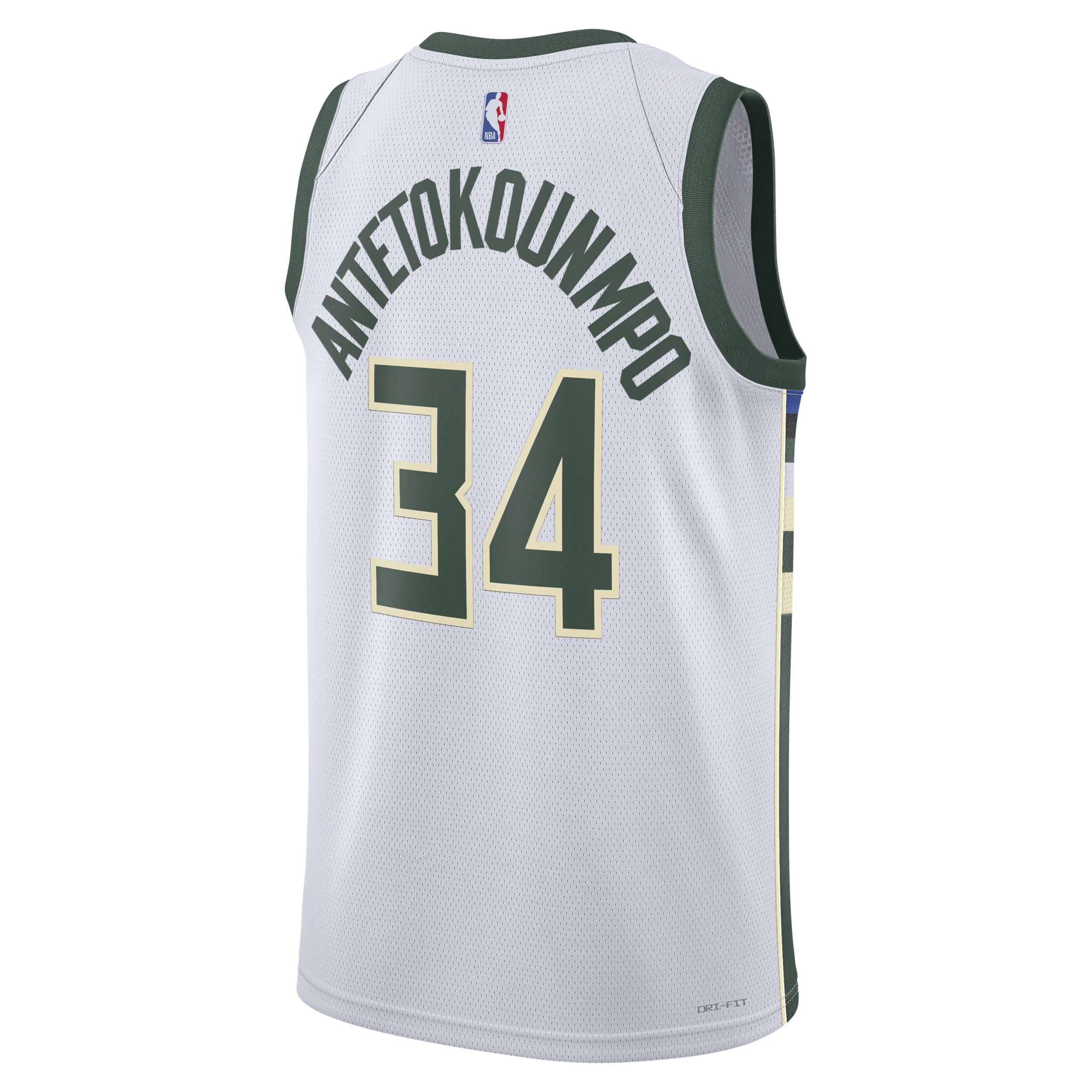 Milwaukee Bucks Association Edition 2022/23 Nike Men's Dri-FIT NBA Swingman Jersey Product Image