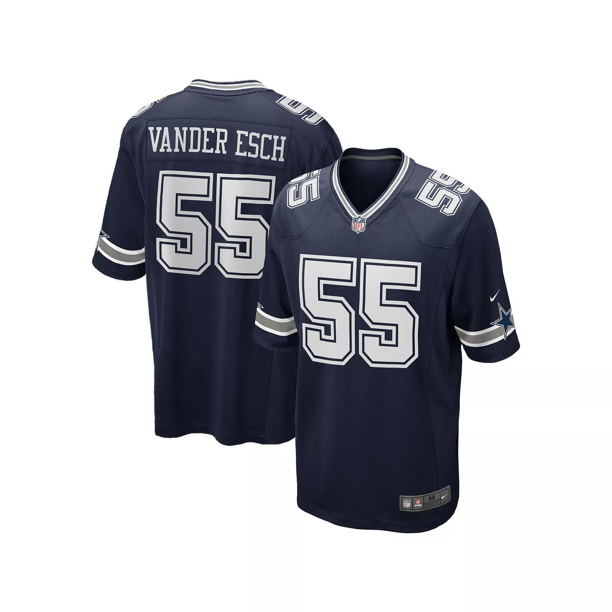 Mens Nike Leighton Vander Esch Dallas Cowboys Team Game Jersey Blue Product Image