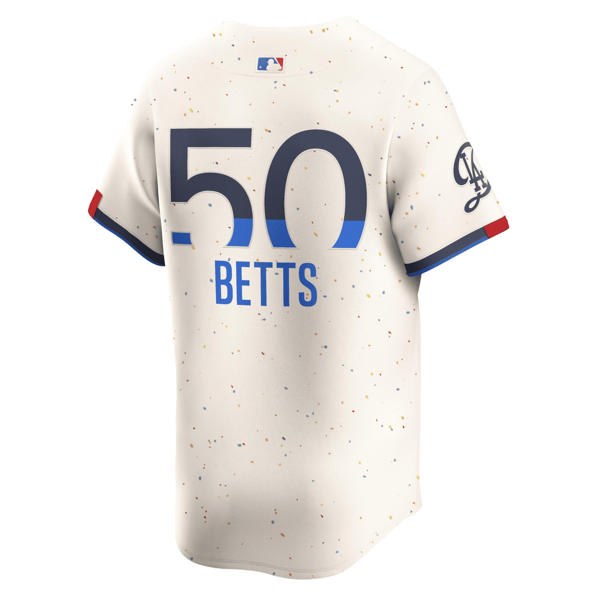 Mookie Betts Los Angeles Dodgers City Connect Nike Mens Dri-FIT ADV MLB Limited Jersey Product Image
