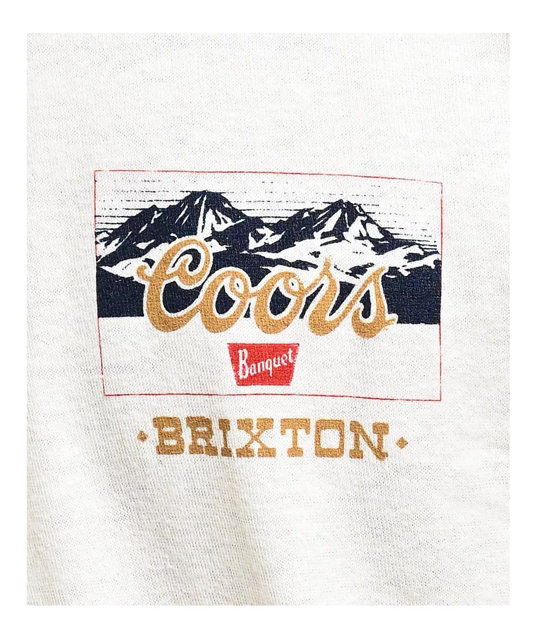Brixton x Coors Mirror Natural T-Shirt Product Image