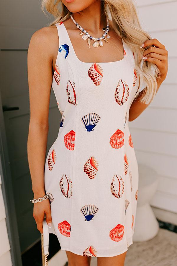 Beach Retreat Linen-Blend Mini Dress Product Image