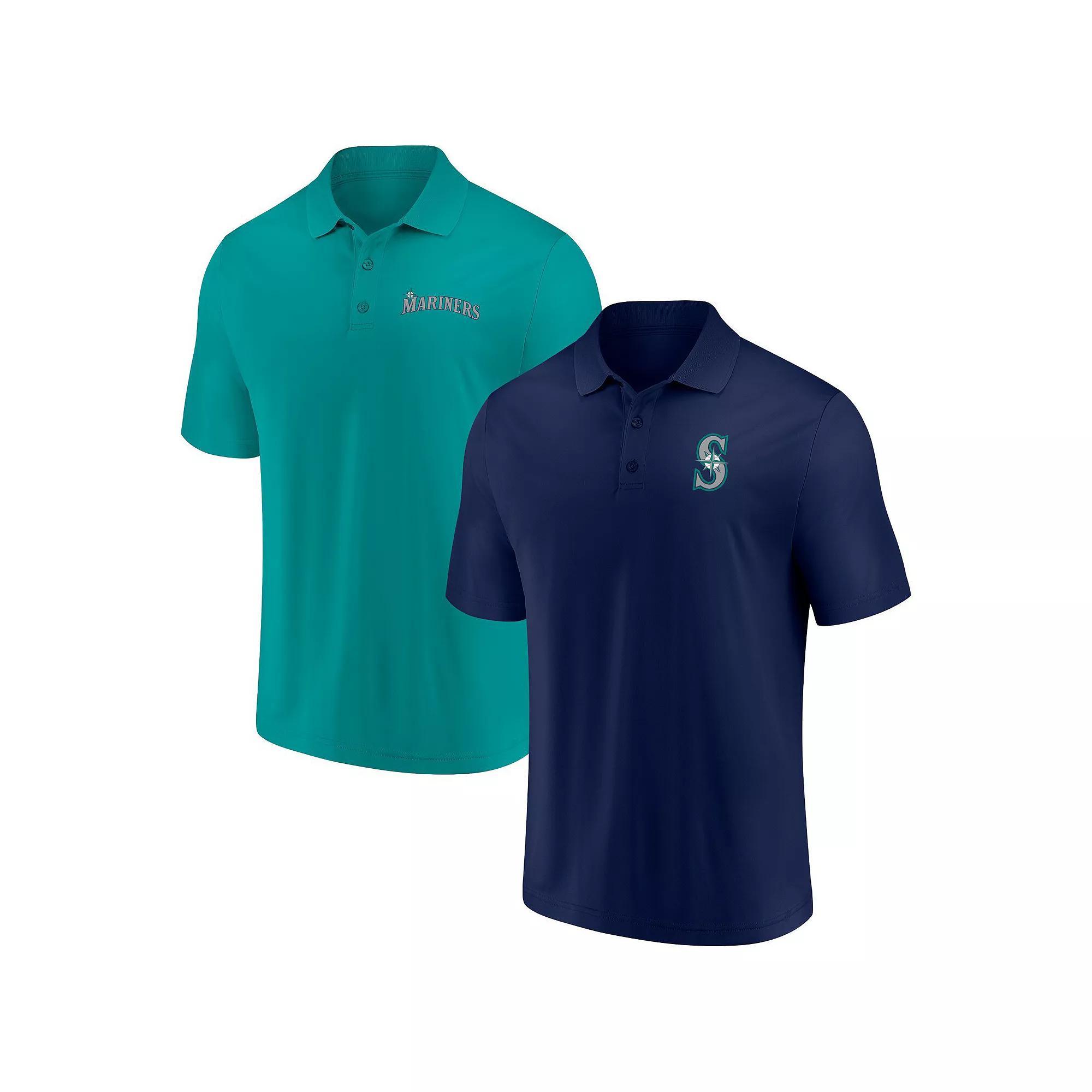Mens Fanatics Branded /Red Boston Red Sox Dueling Logos Polo Combo Set Blue Product Image