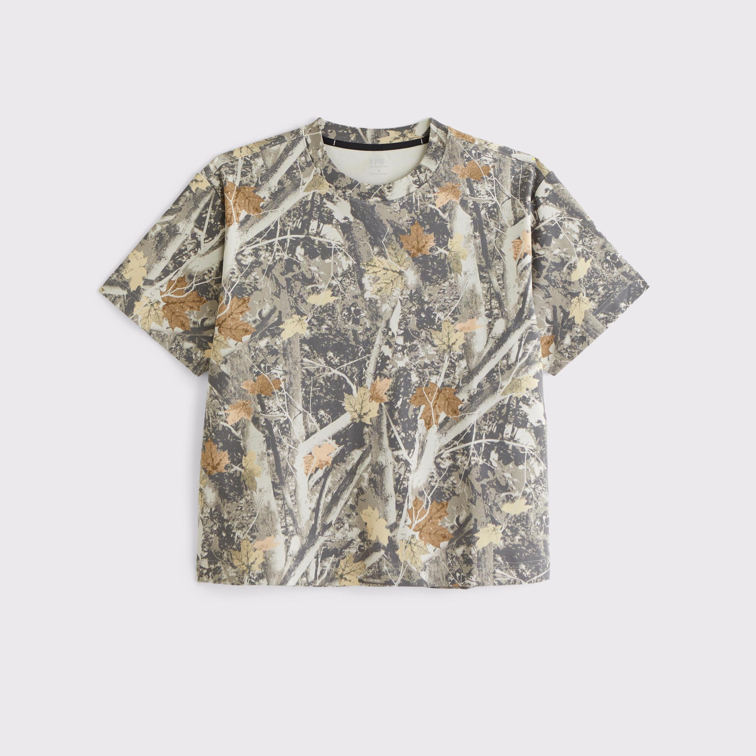 YPB Active Cropped Heavyweight Cotton Tee Product Image