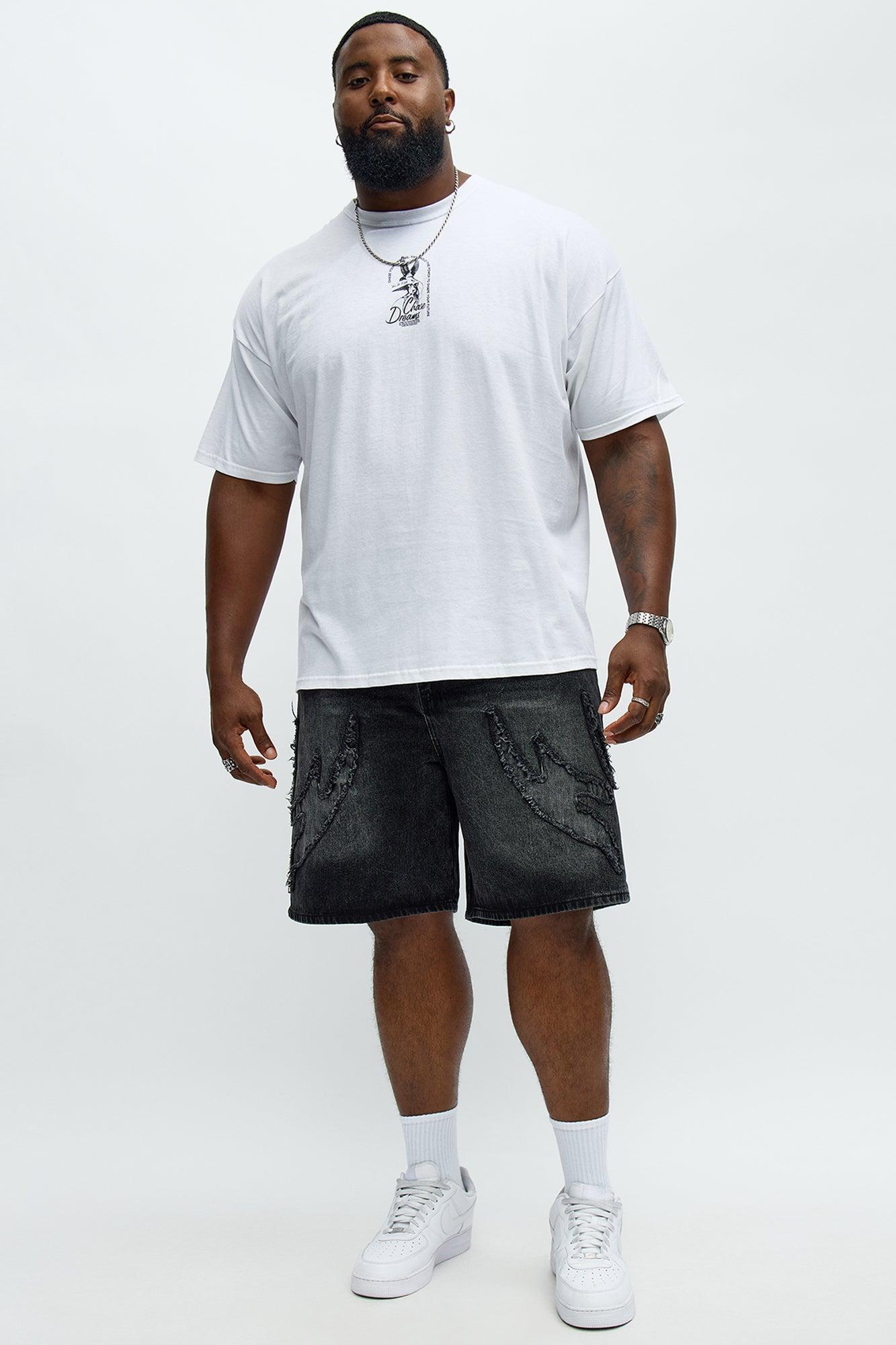 Chase Your Dream Short Sleeve Tee - White Product Image