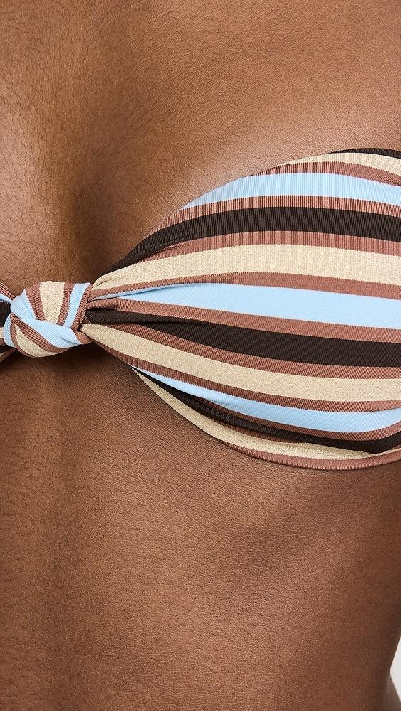 Ramy Brook Striped Margaux Bikini Top | Shopbop Product Image