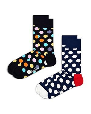 Happy Socks Classic Big Dot Crew Socks, Pack of 2 Product Image