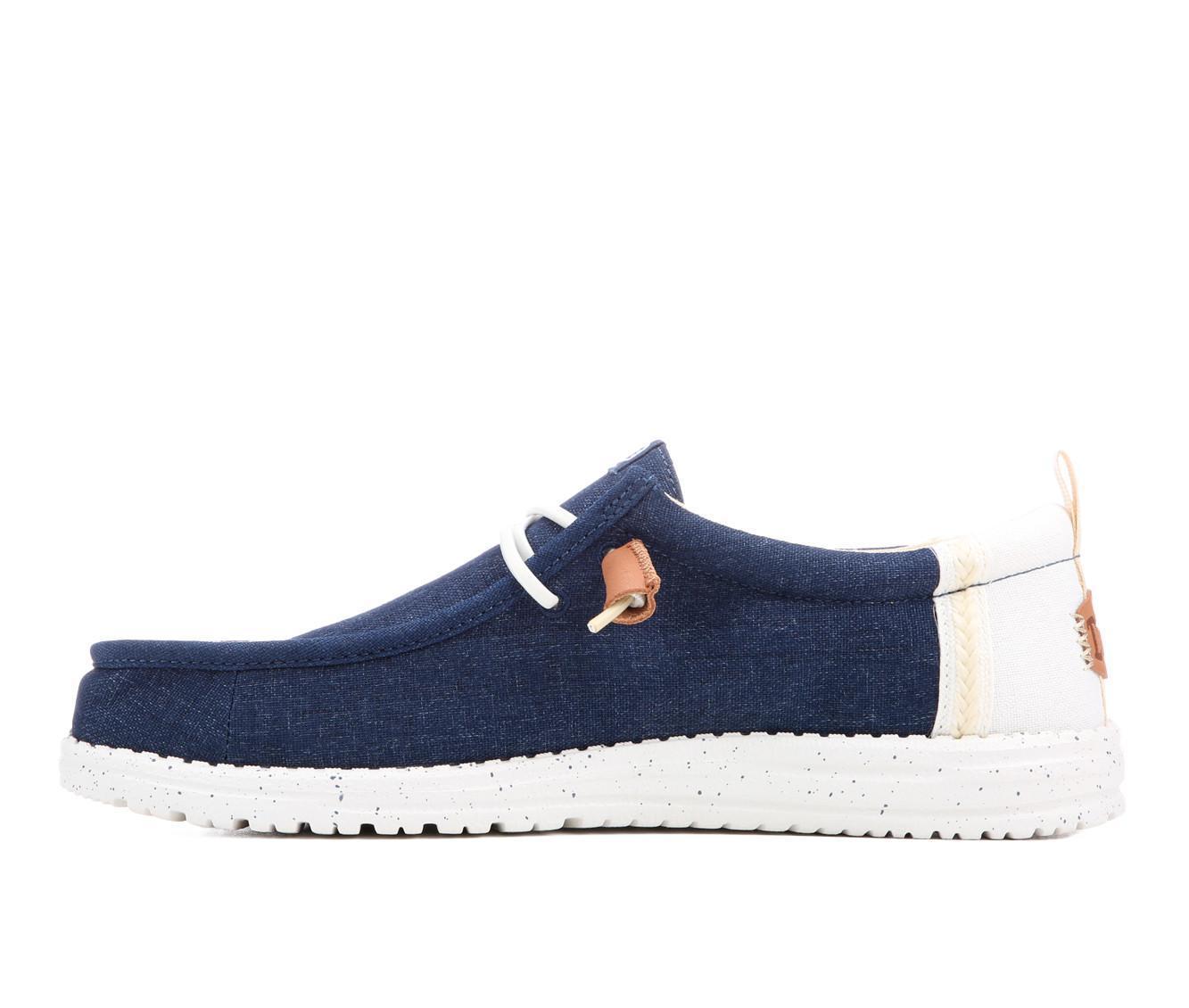 Men's HEYDUDE Wally Summer Linen Casual Shoes Product Image