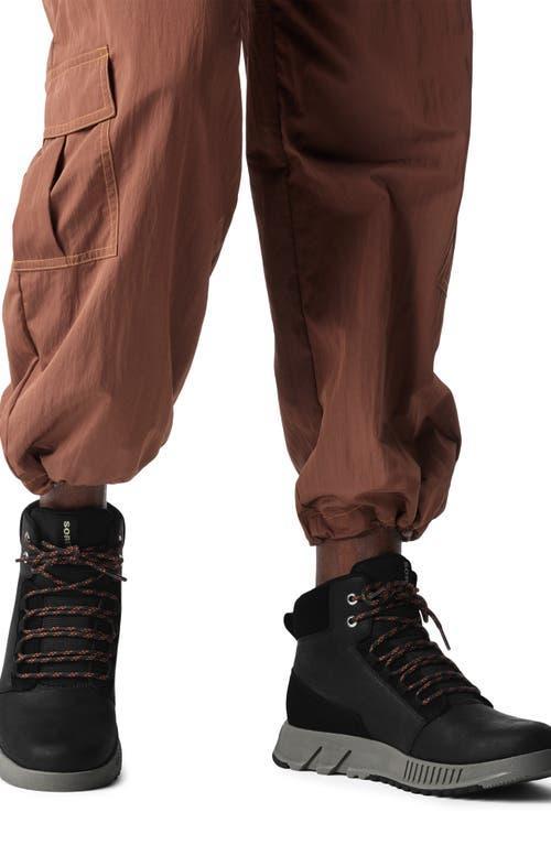 SOREL Men's Mac Hill Lite Waterproof Mid Hiking Boots In Black/quarry Product Image