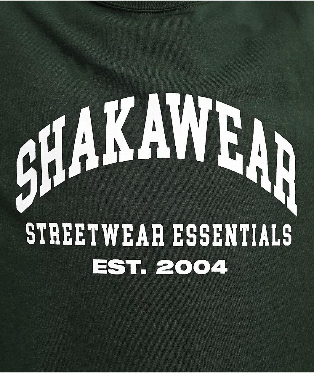 Shaka Wear Collegiate Green T-Shirt Product Image
