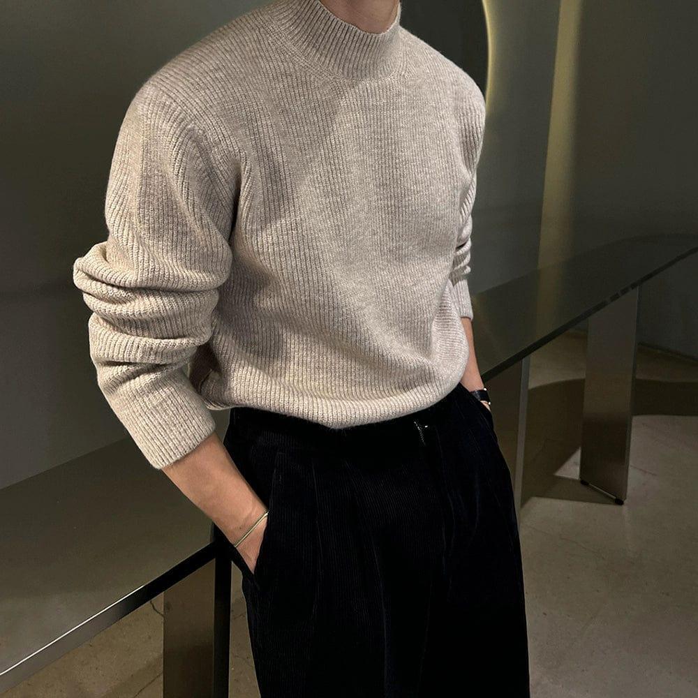 RT No. 12030 KNIT MOCK NECK LONGSLEEVE SWEATER Product Image