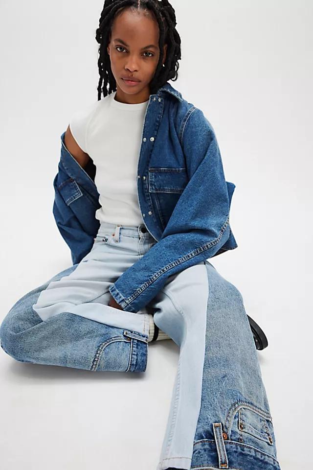 Tricia Fix Denim Mix-Up Jeans Product Image