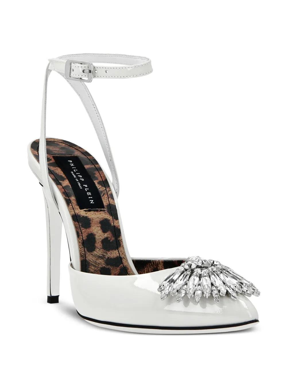 Vernice 120mm leather pumps Product Image