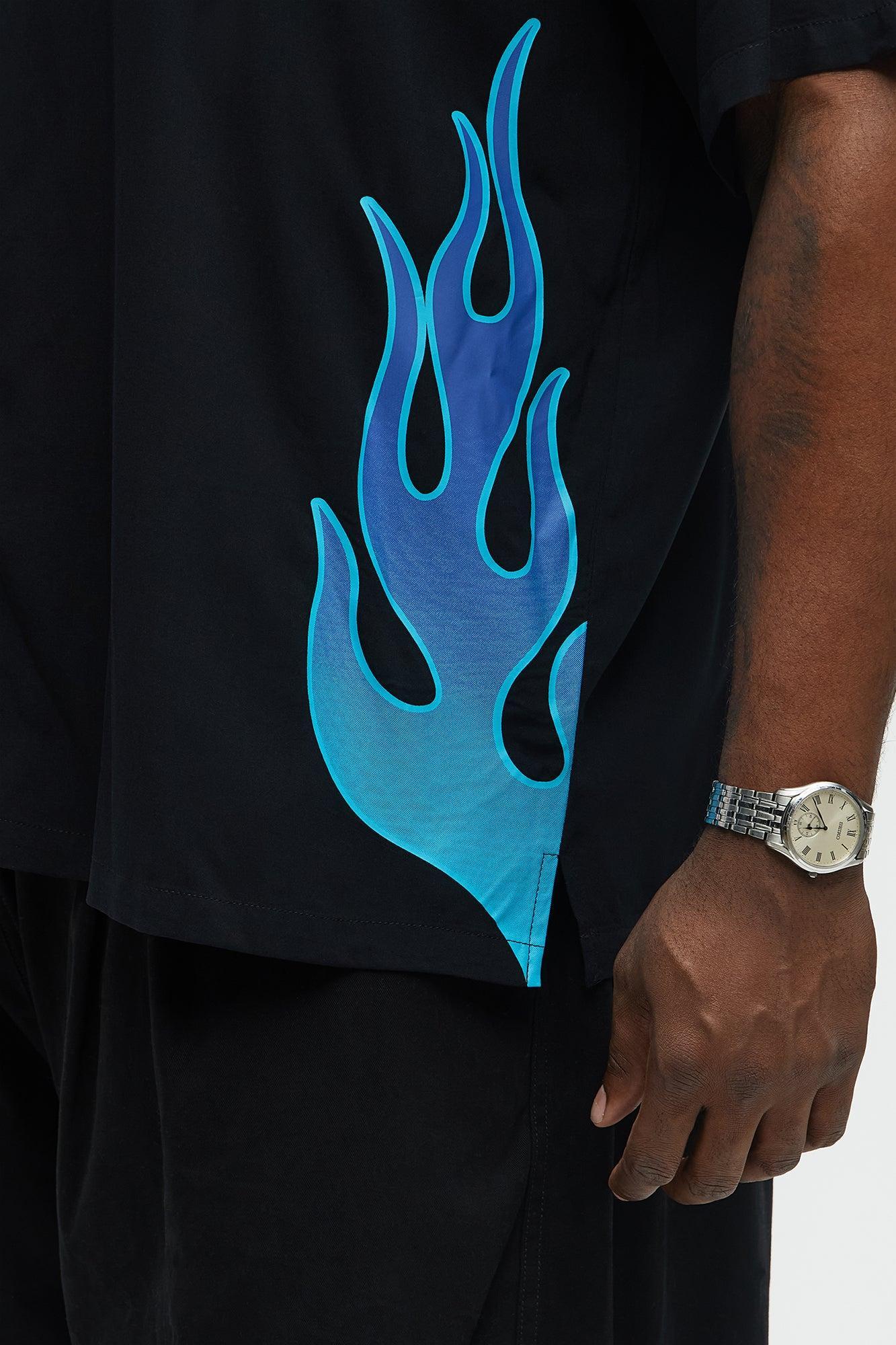 Unknown Rayon Shirt - Black Product Image