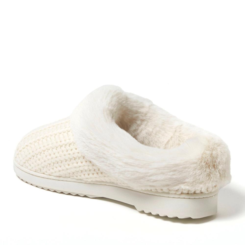 Dearfoams Hannah Festive Knit Womens Clog Slippers Product Image