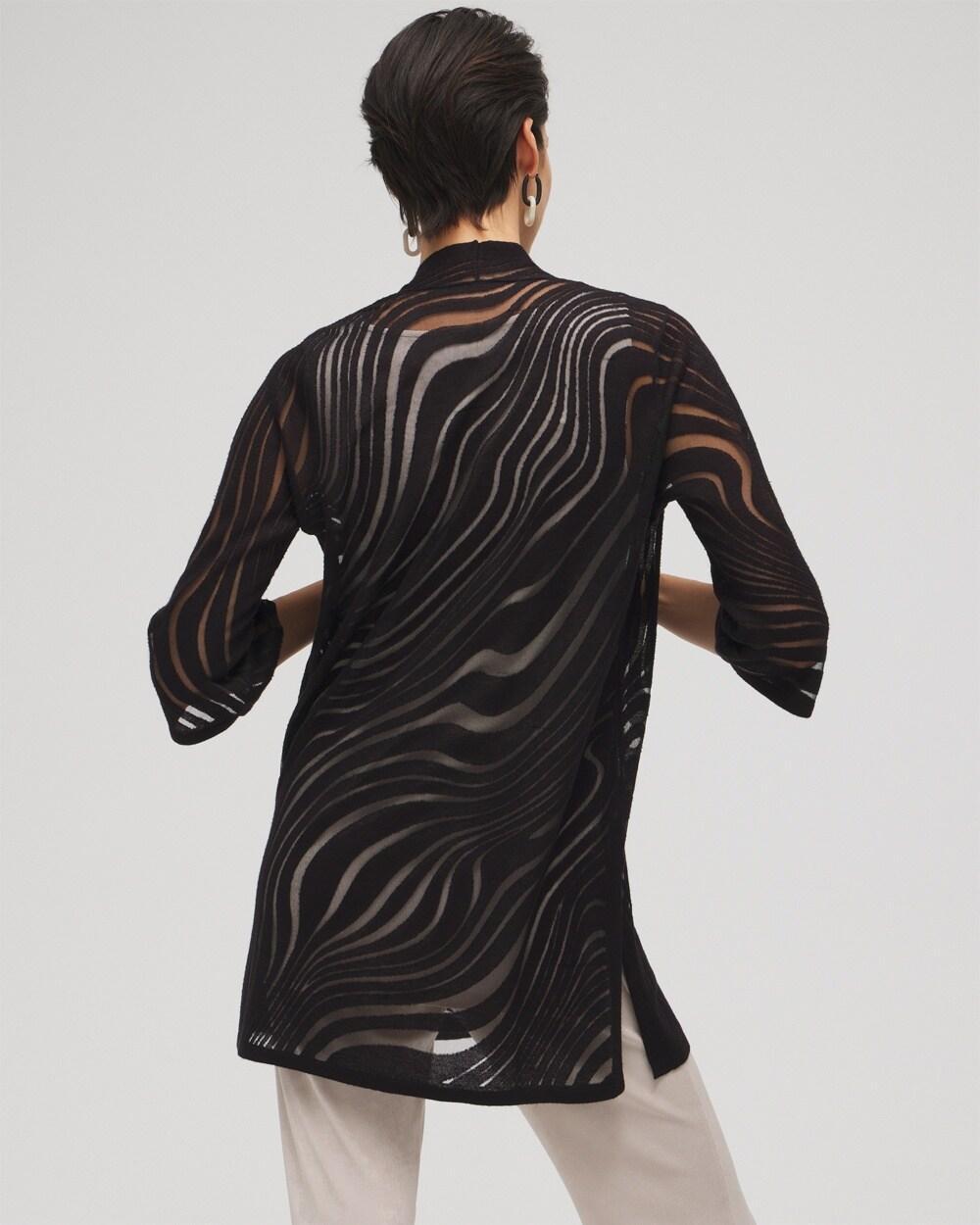 Travelersu2122 Collection Swirl Burnout Cardigan Product Image