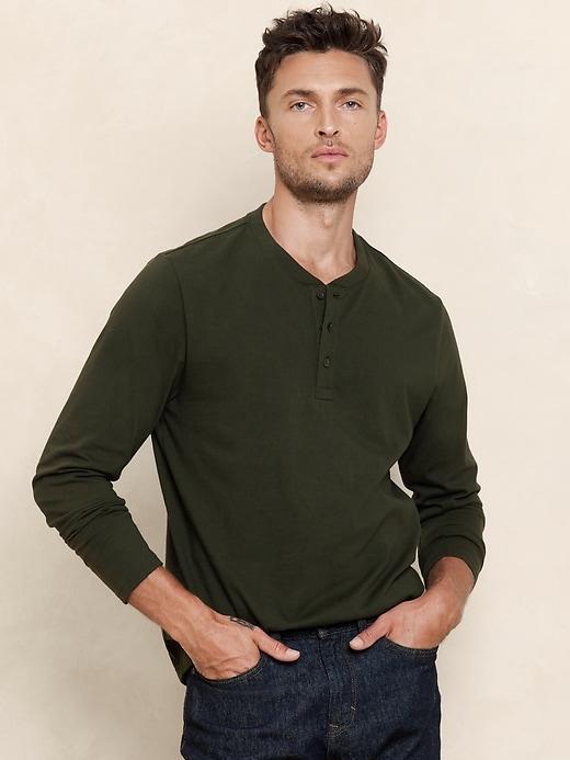 Midweight Henley T-Shirt Product Image