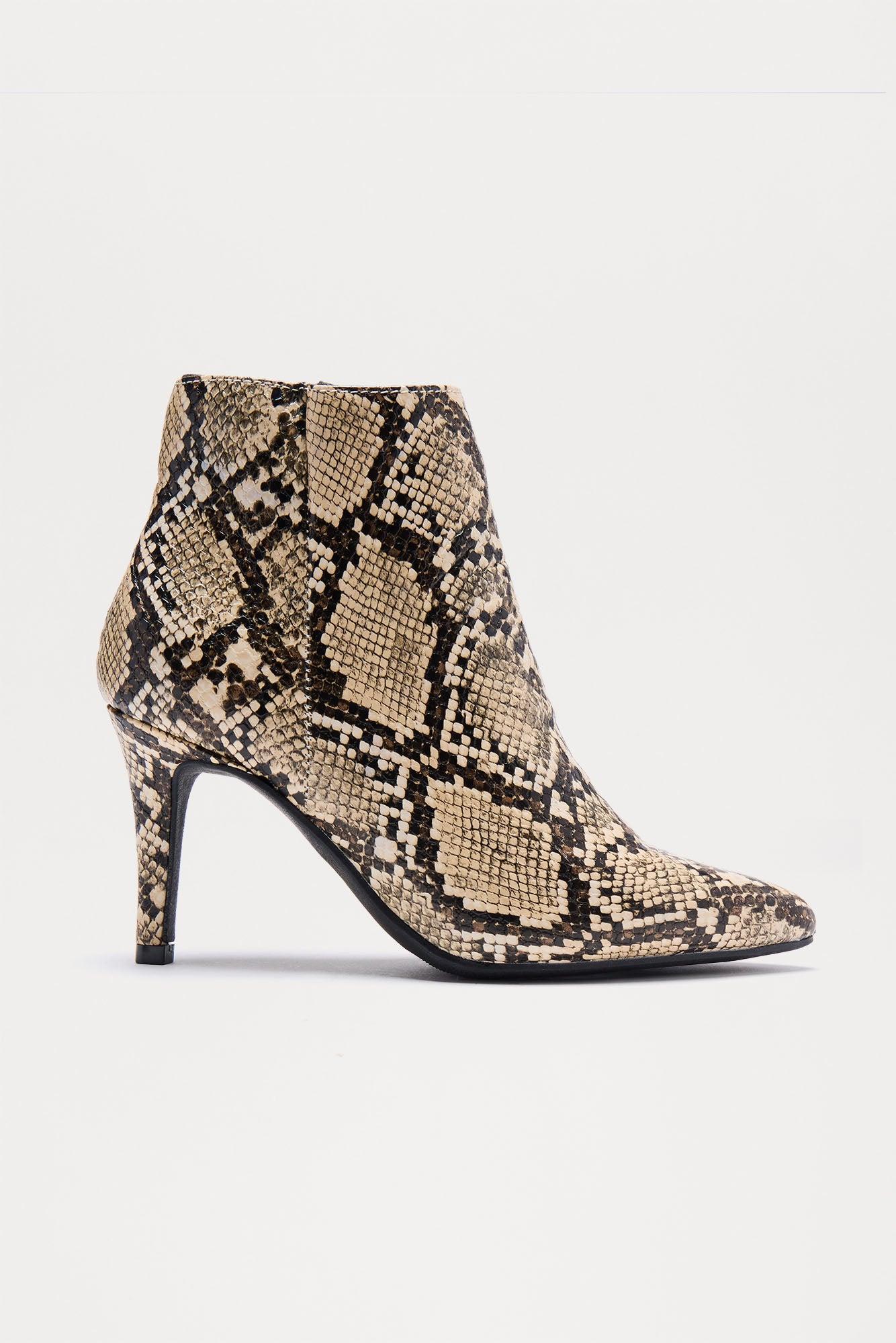 Sora Ankle Booties - Beige/Brown Female Product Image