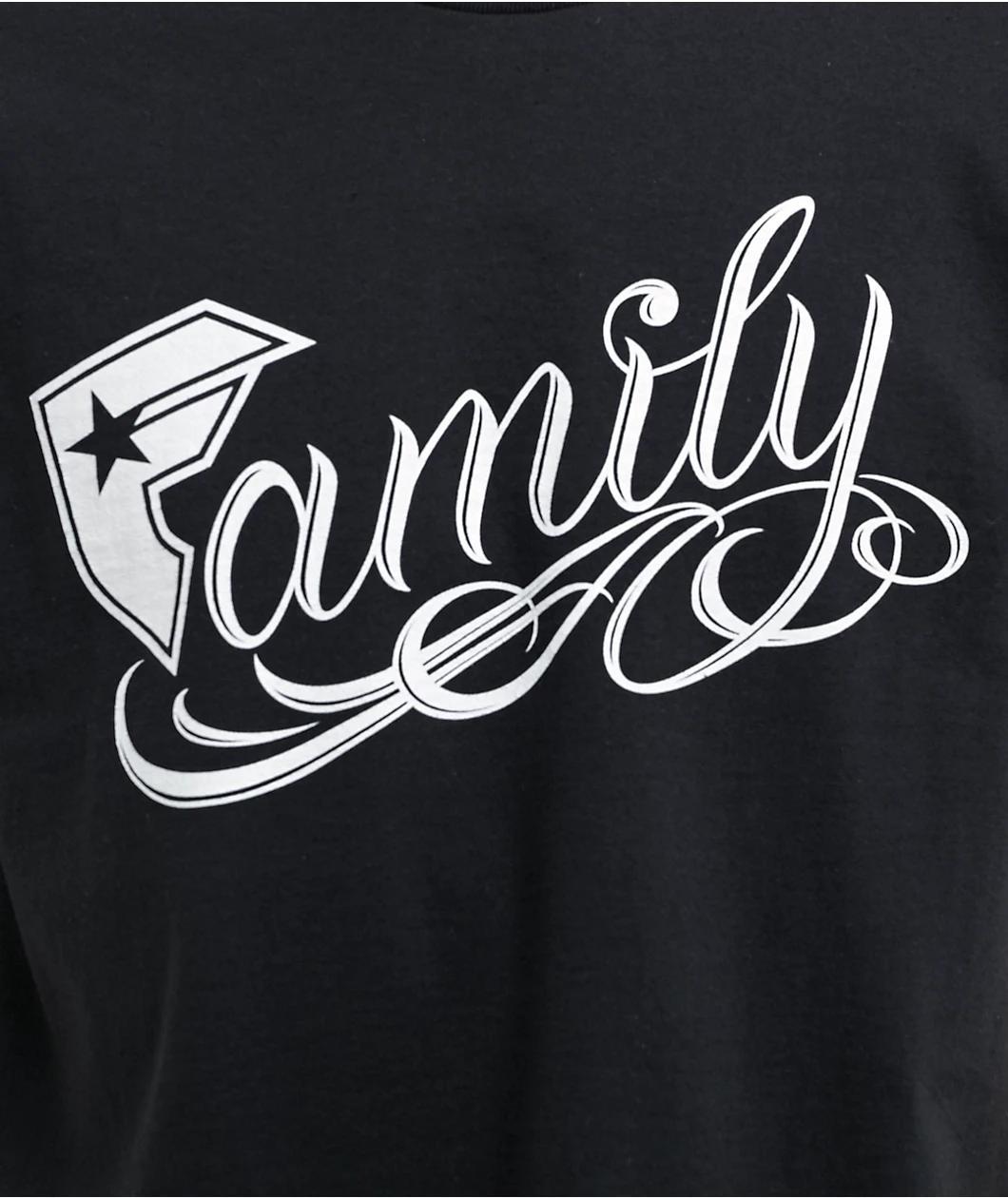 Famous Stars & Straps Family Black T-Shirt Product Image