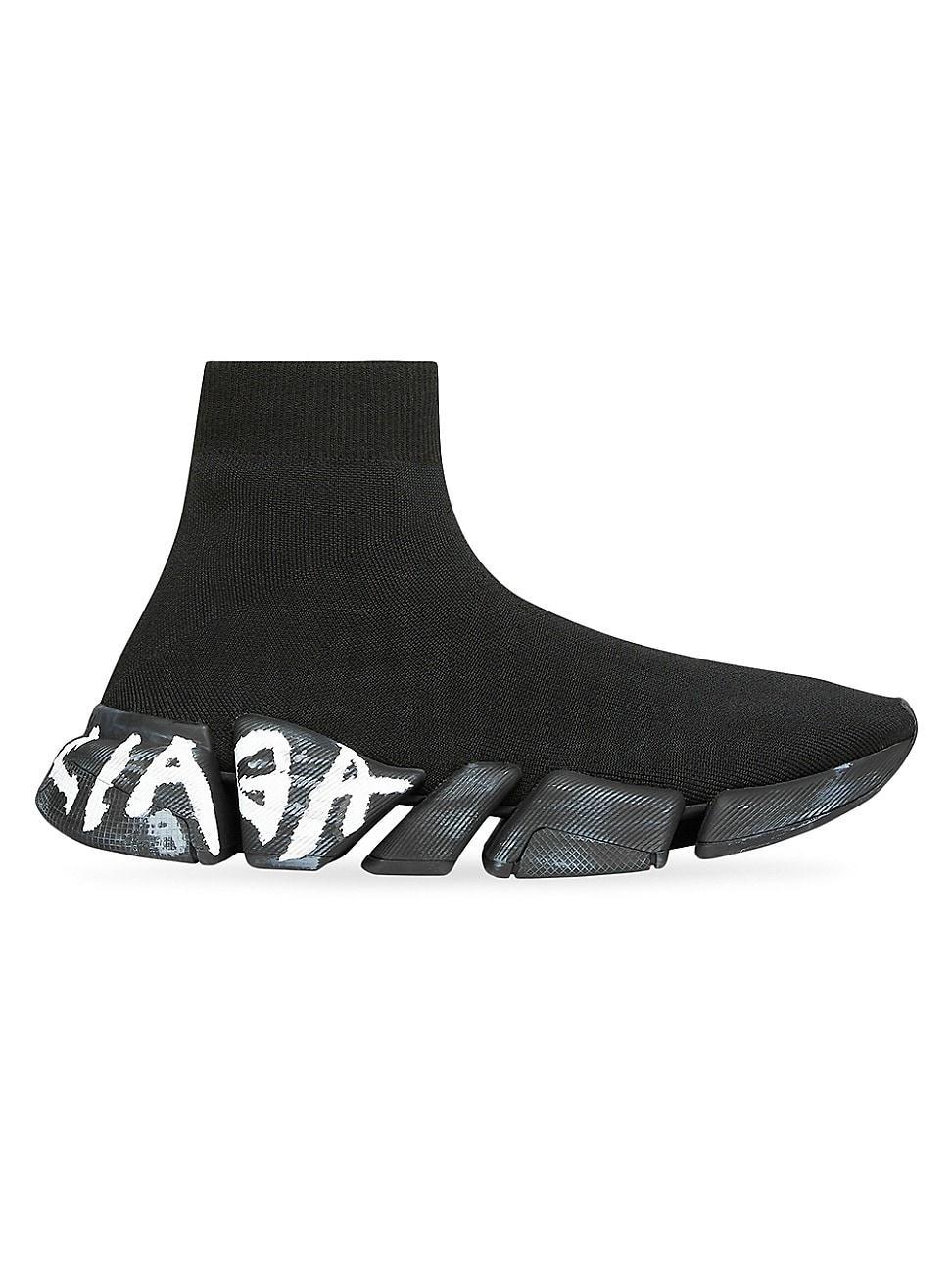 Mens Speed 2.0 Graffiti Recycled Knit Sneakers Product Image