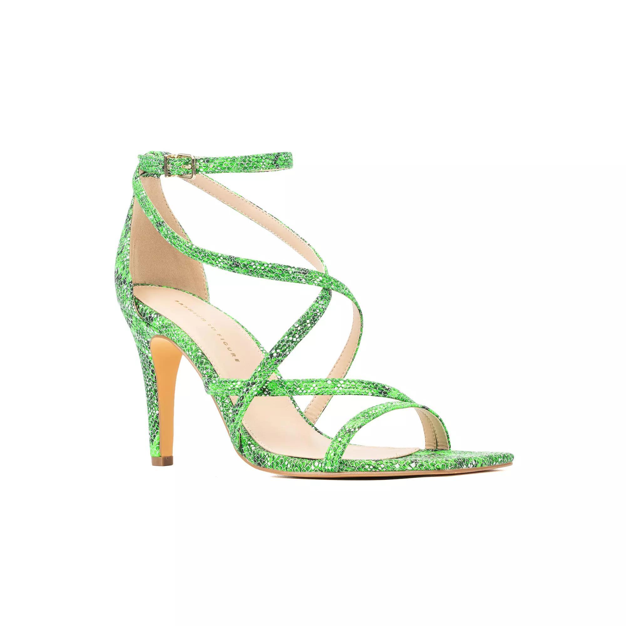 Fashion to Figure Stella Women's Wide Width Strappy Sandals, Size: 7 Wide, Pink Product Image