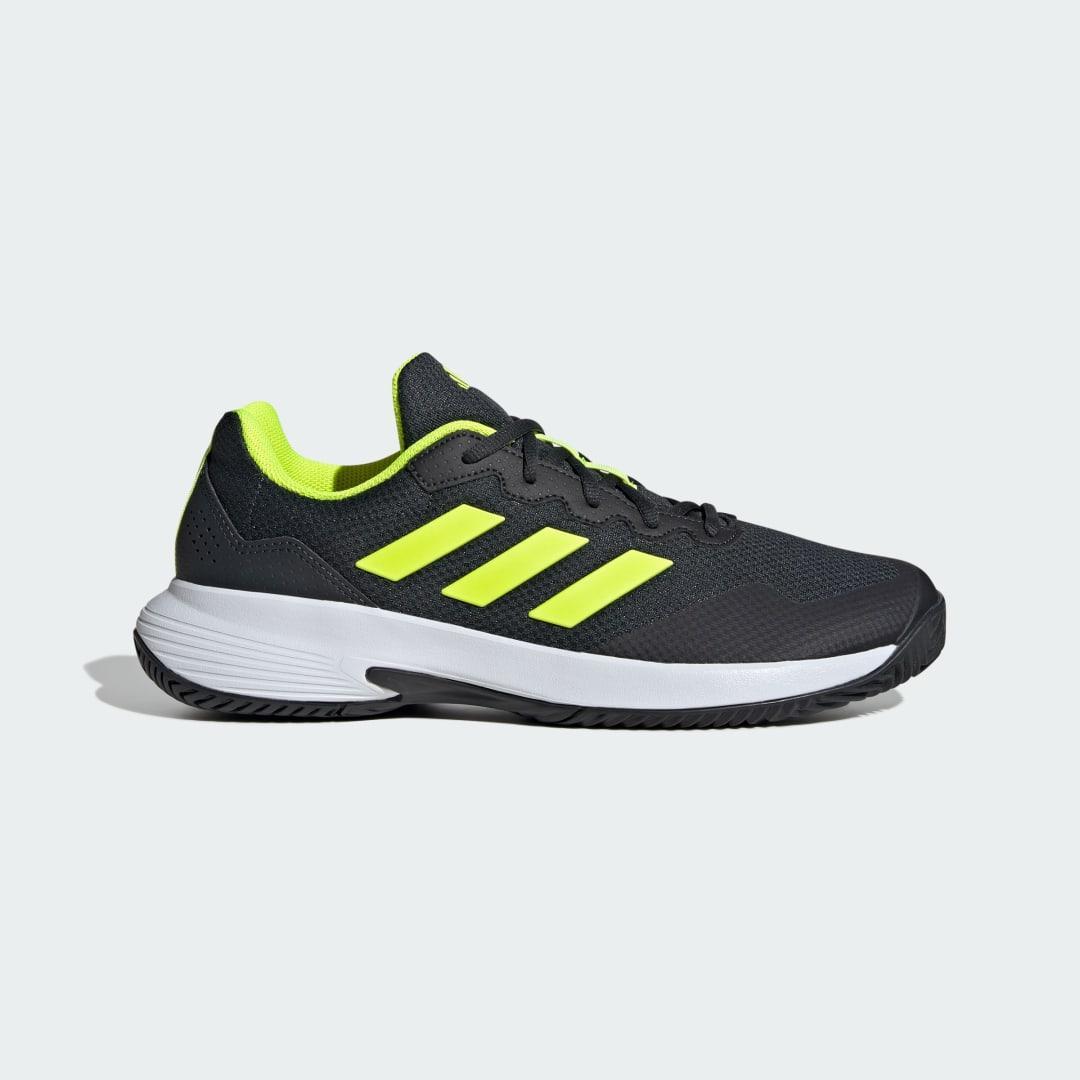 adidas Gamecourt 2.0 Tennis Shoes Core White 8 Mens Product Image