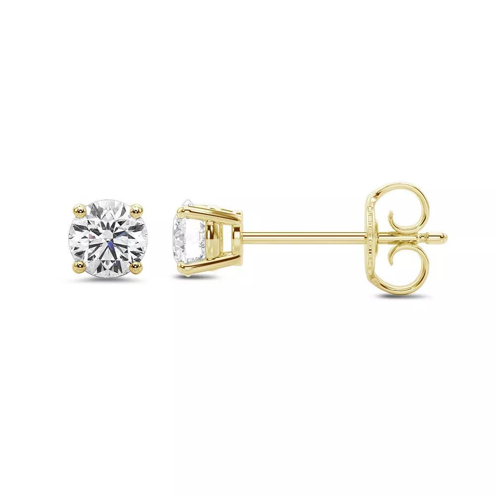 Made For You 10k Gold 2 Carat T.W. Certified Lab Grown Diamond Stud Earrings, Women's Product Image