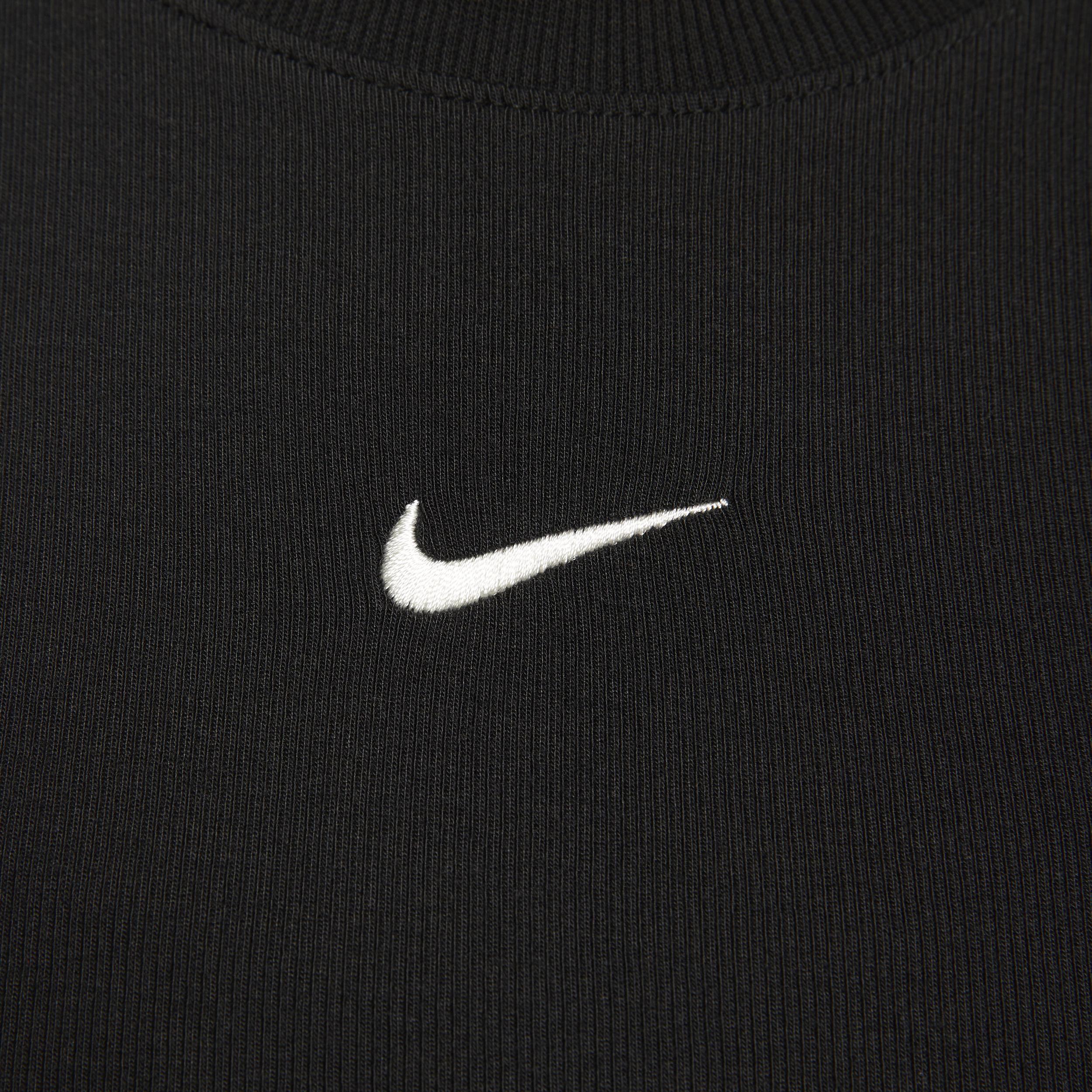 Nike Sportswear Chill Knit Women's Tight Cropped Mini-Rib Tank Top Product Image