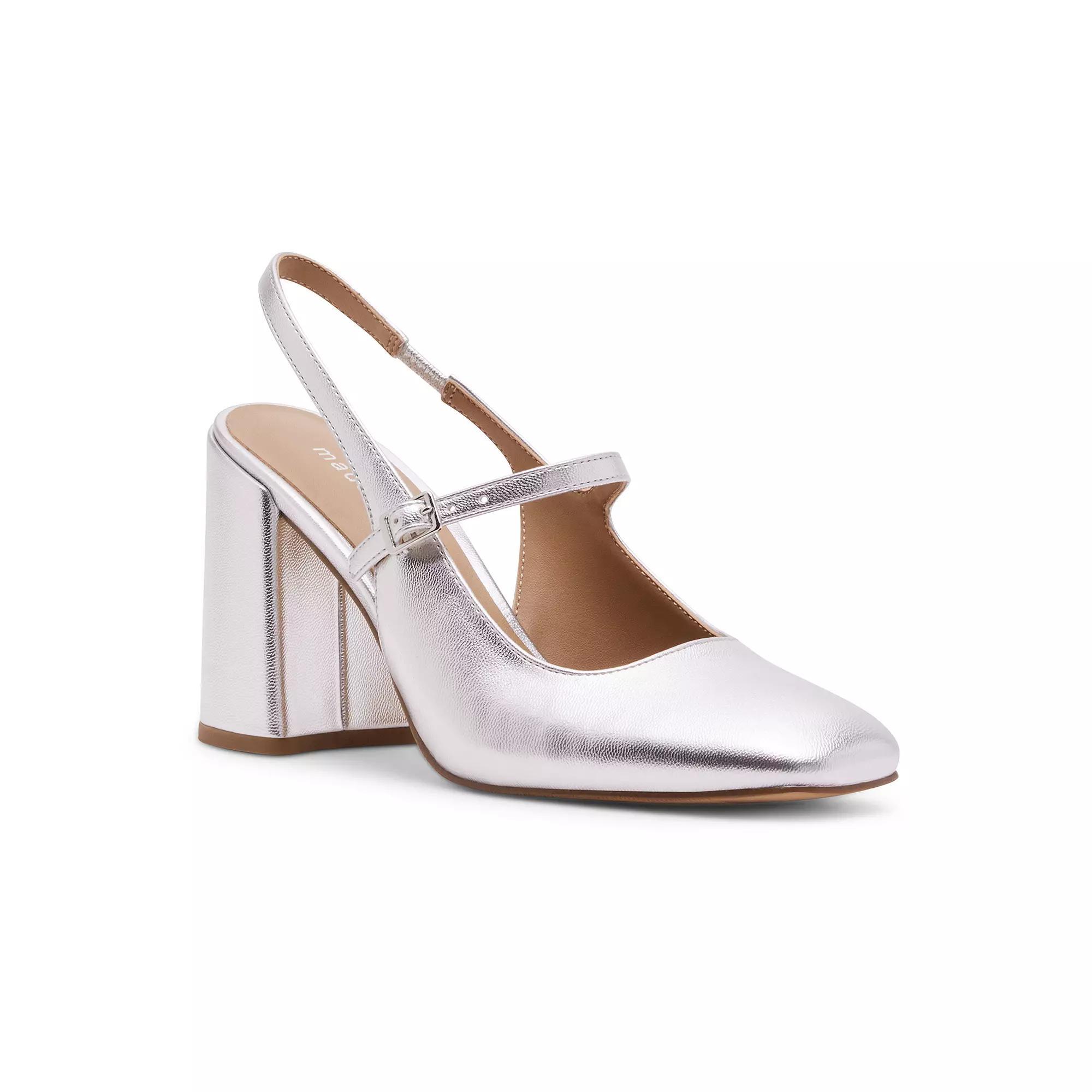 madden girl Waverly Women's Block Heels, Size: 5, Silver Product Image