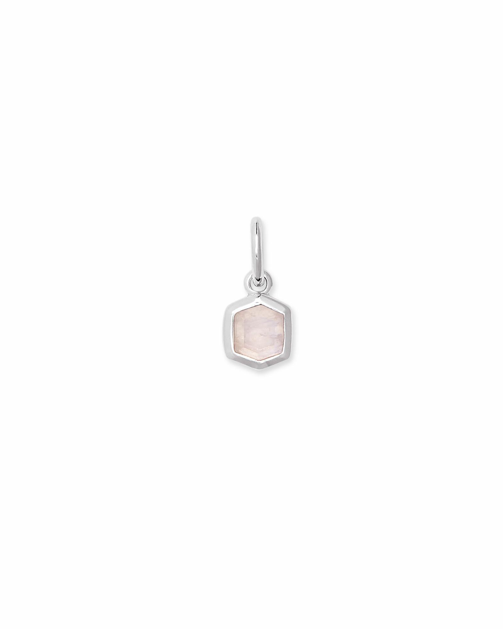 Kendra Scott Davie 18k Gold Vermeil Charm in Rainbow | Moonstone Product Image