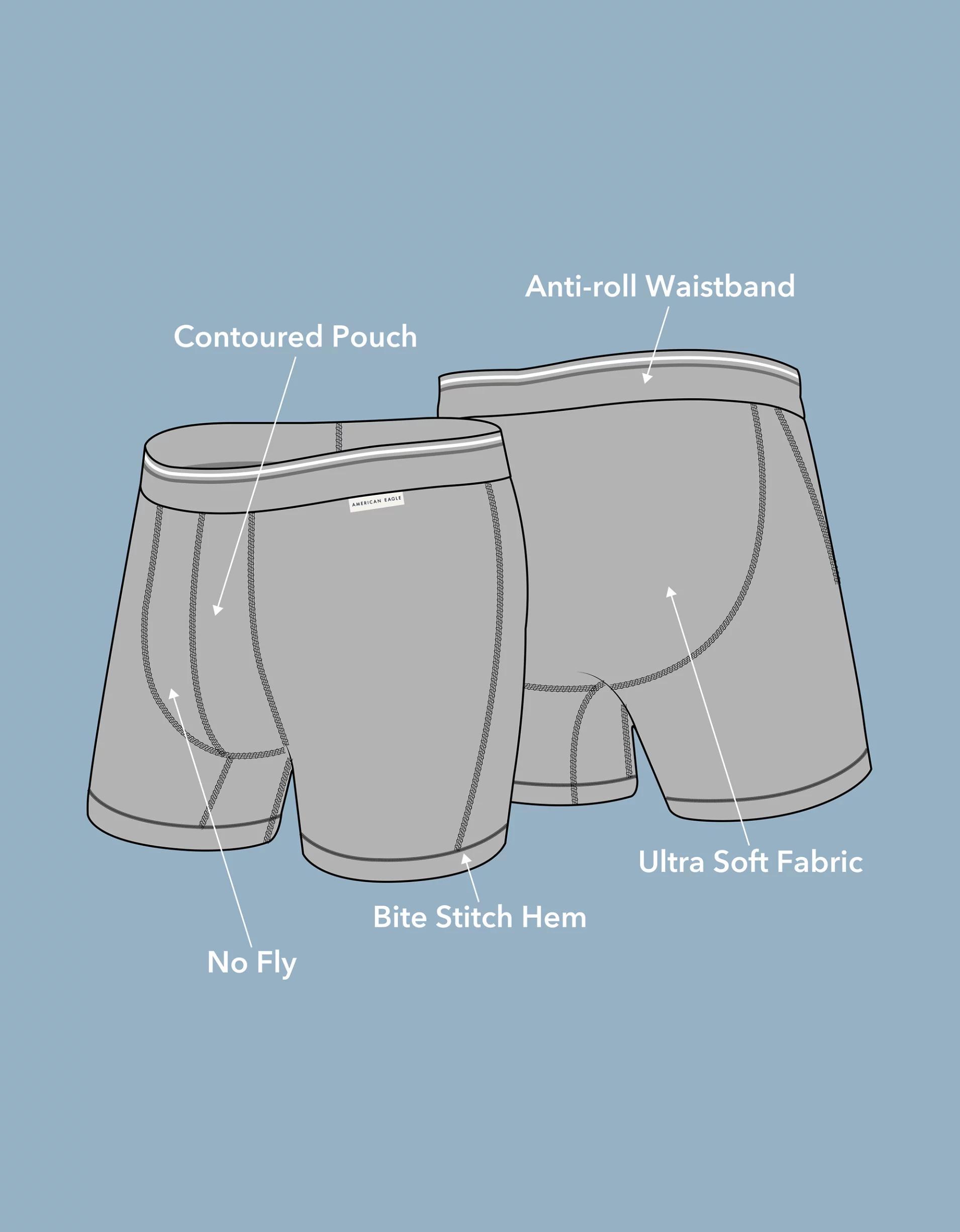 AEO Tropical 6" Ultra Soft Boxer Brief Product Image