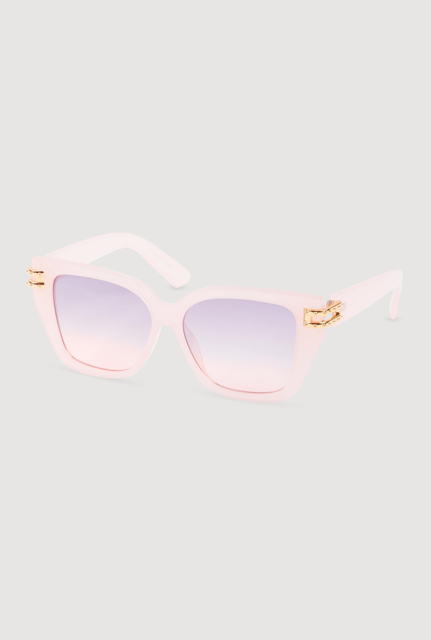 Cut Out Detail Ombre Square Sunglasses Female Product Image