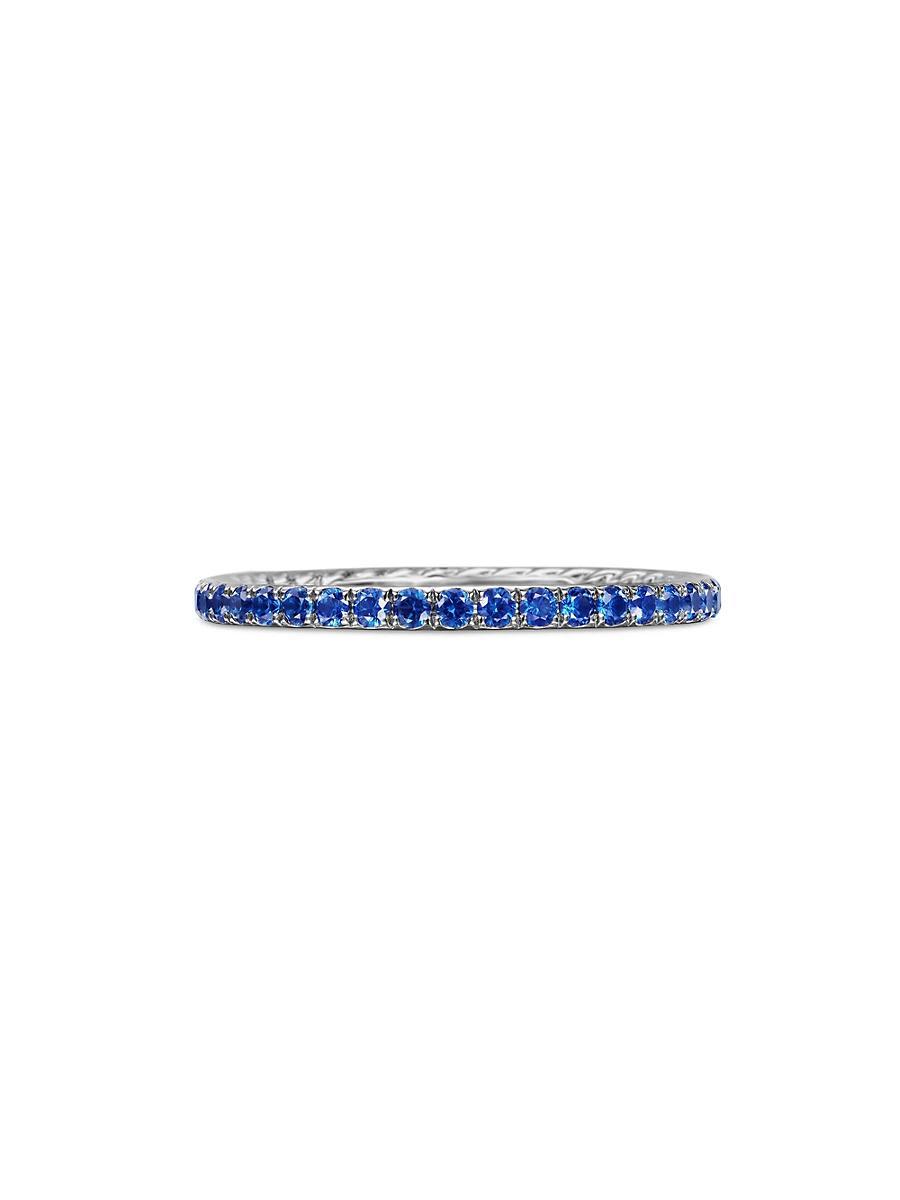 Womens DY Eden Band Ring In Platinum Product Image