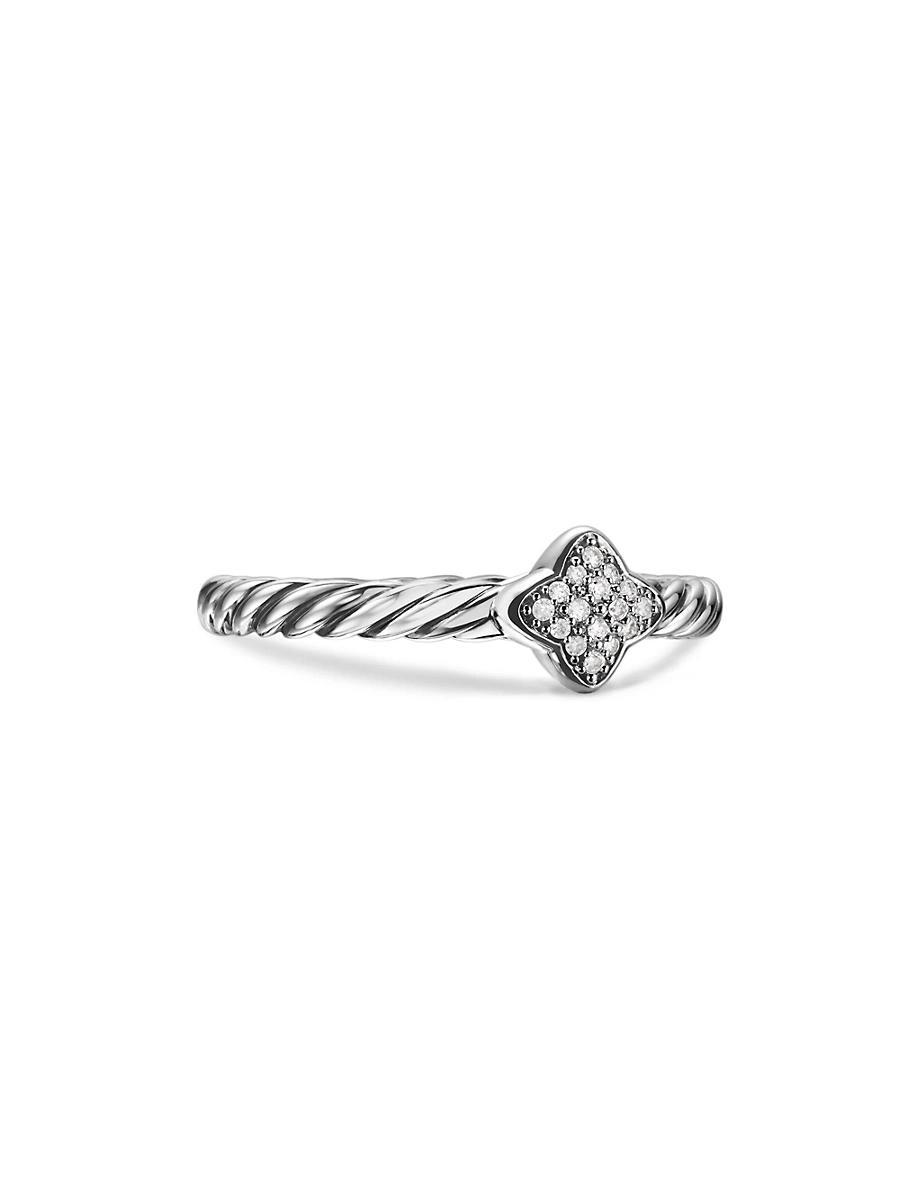 David Yurman Quatrefoil Ring with Diamonds Product Image