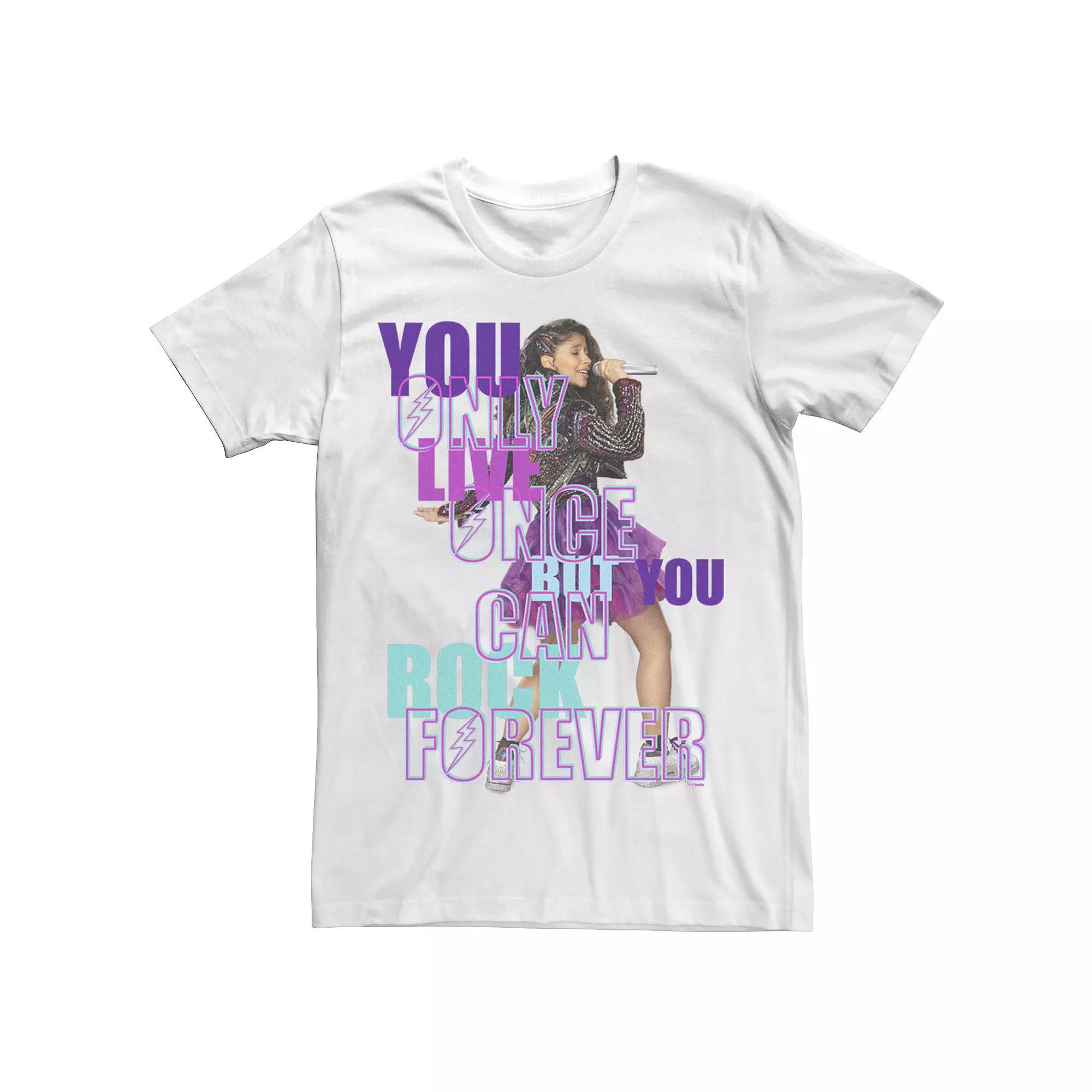 Men's Netflix Julie And The Phantoms Rock Forever Portrait Tee, Size: XXL, White Product Image