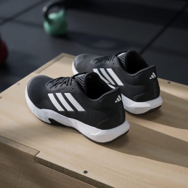adidas Amplimove Men's Training Shoes, Size: 12, Black White Gray Product Image