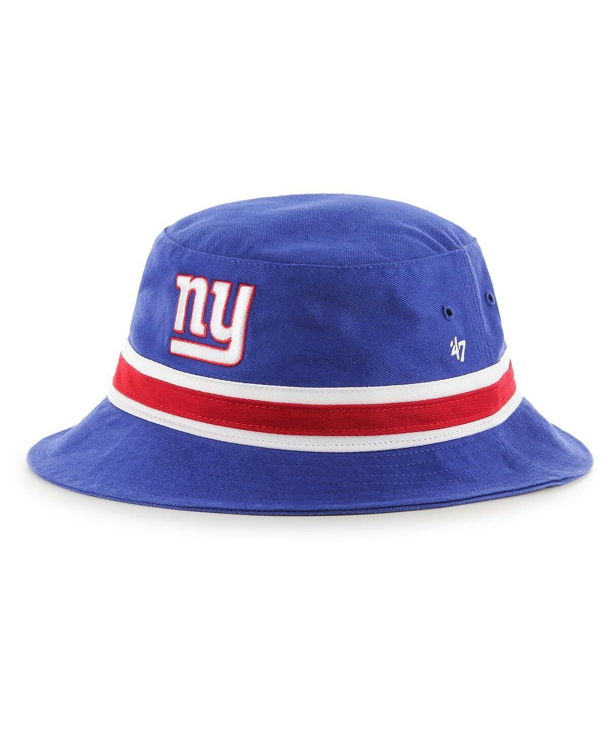 Men's '47 Royal New York Giants Striped Bucket Hat, Blue Product Image