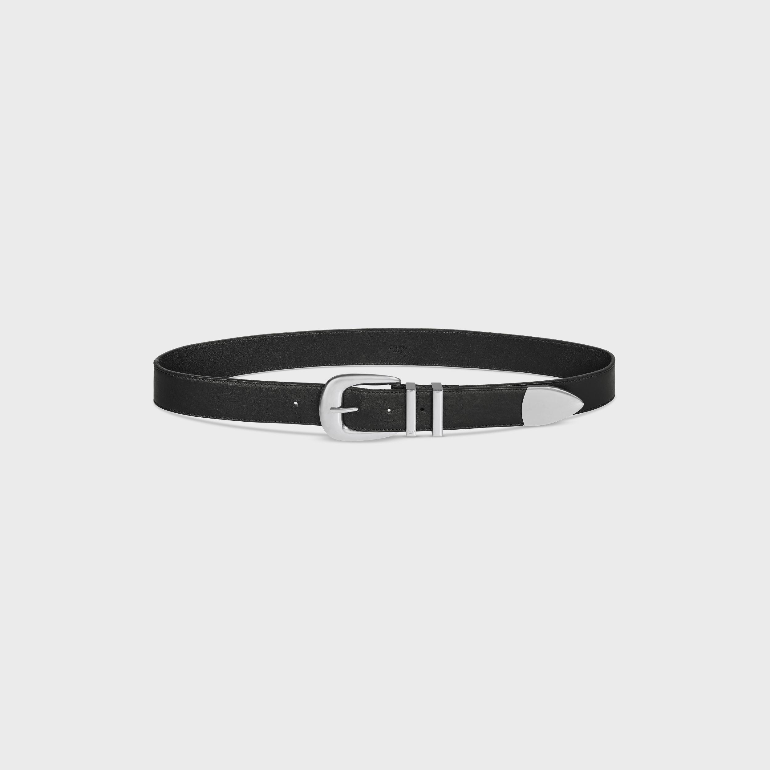 LARGE WESTERN BELT IN VINTAGE CALFSKIN Product Image