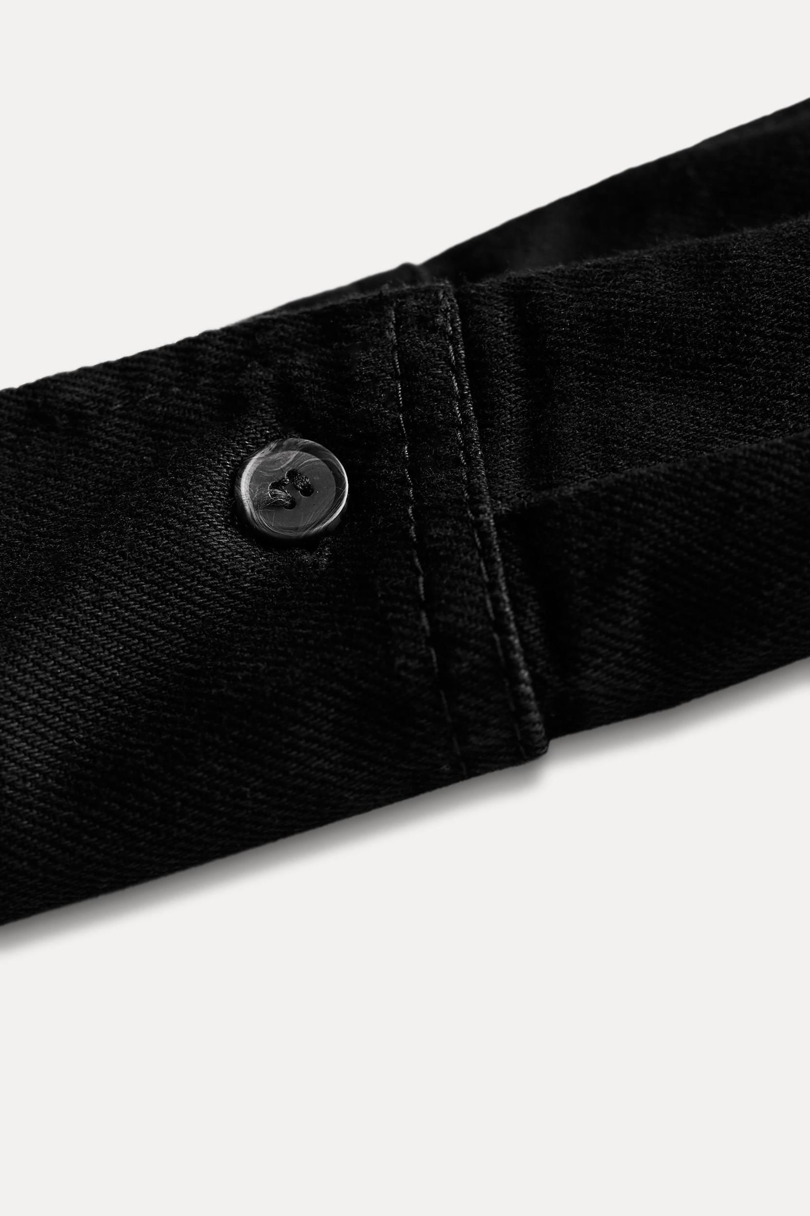 SLIM DENIM SHIRT ZW COLLECTION Product Image