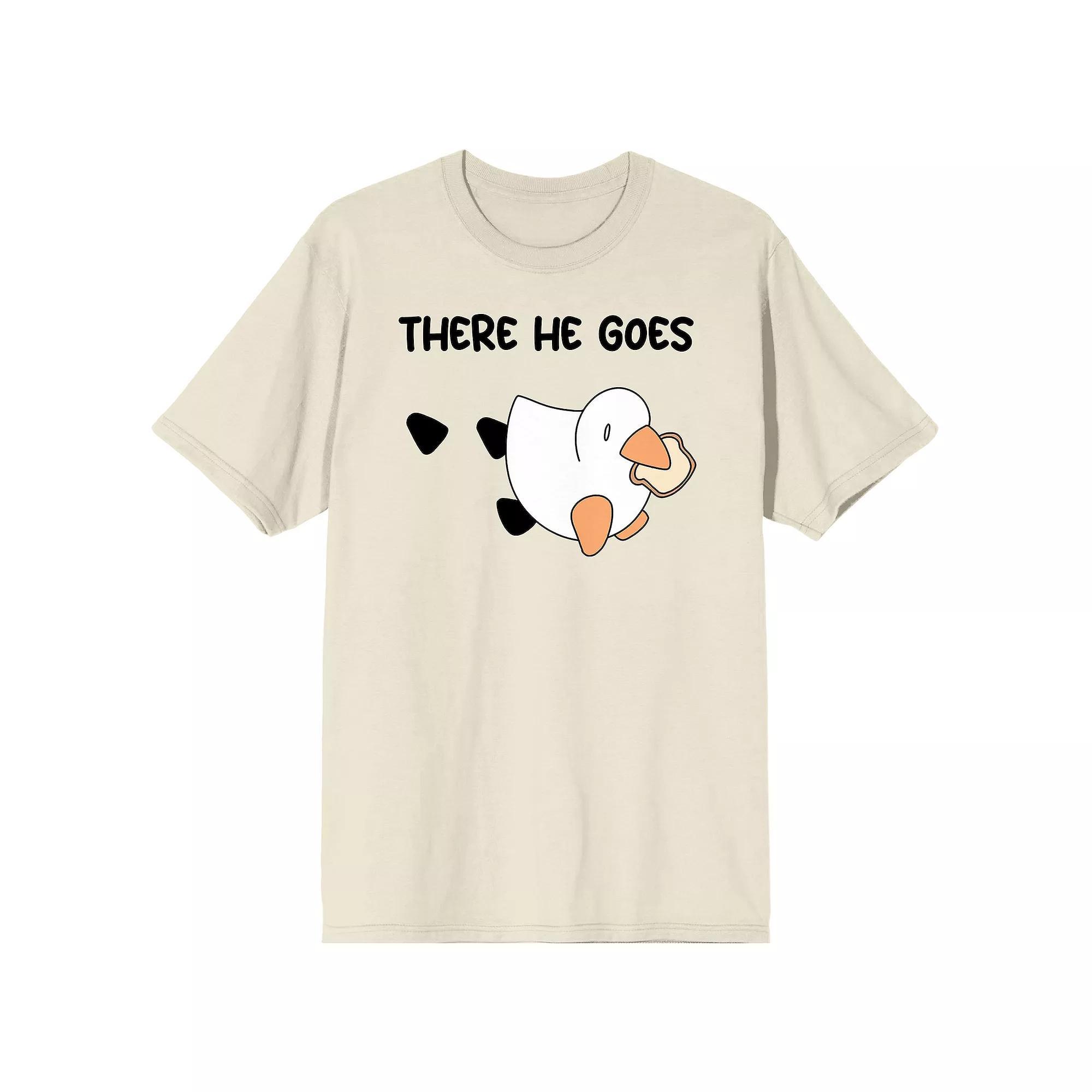 Men's Honk Honk Am Meme Duck Tee, Size: Small, White Product Image