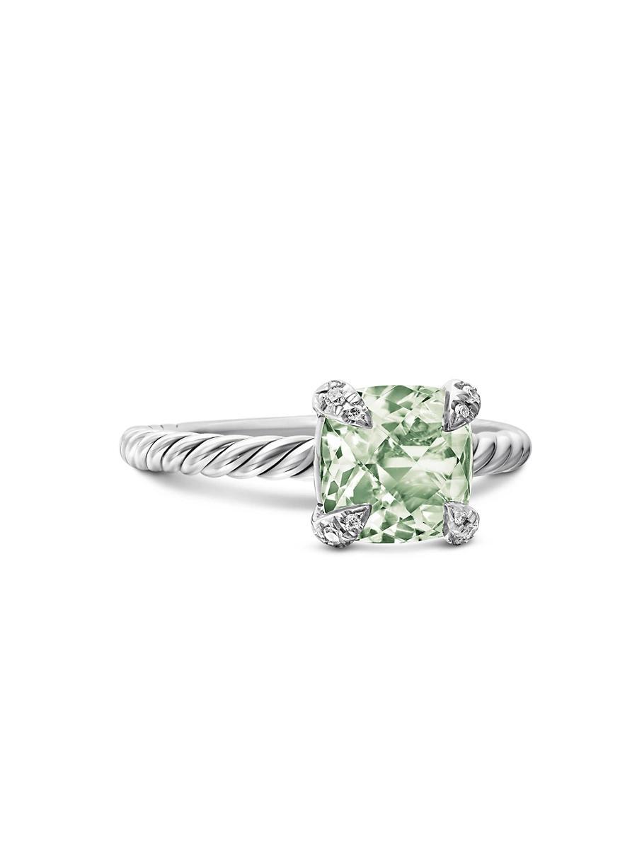 David Yurman Chatelaine Ring with Amethyst and Diamonds Product Image