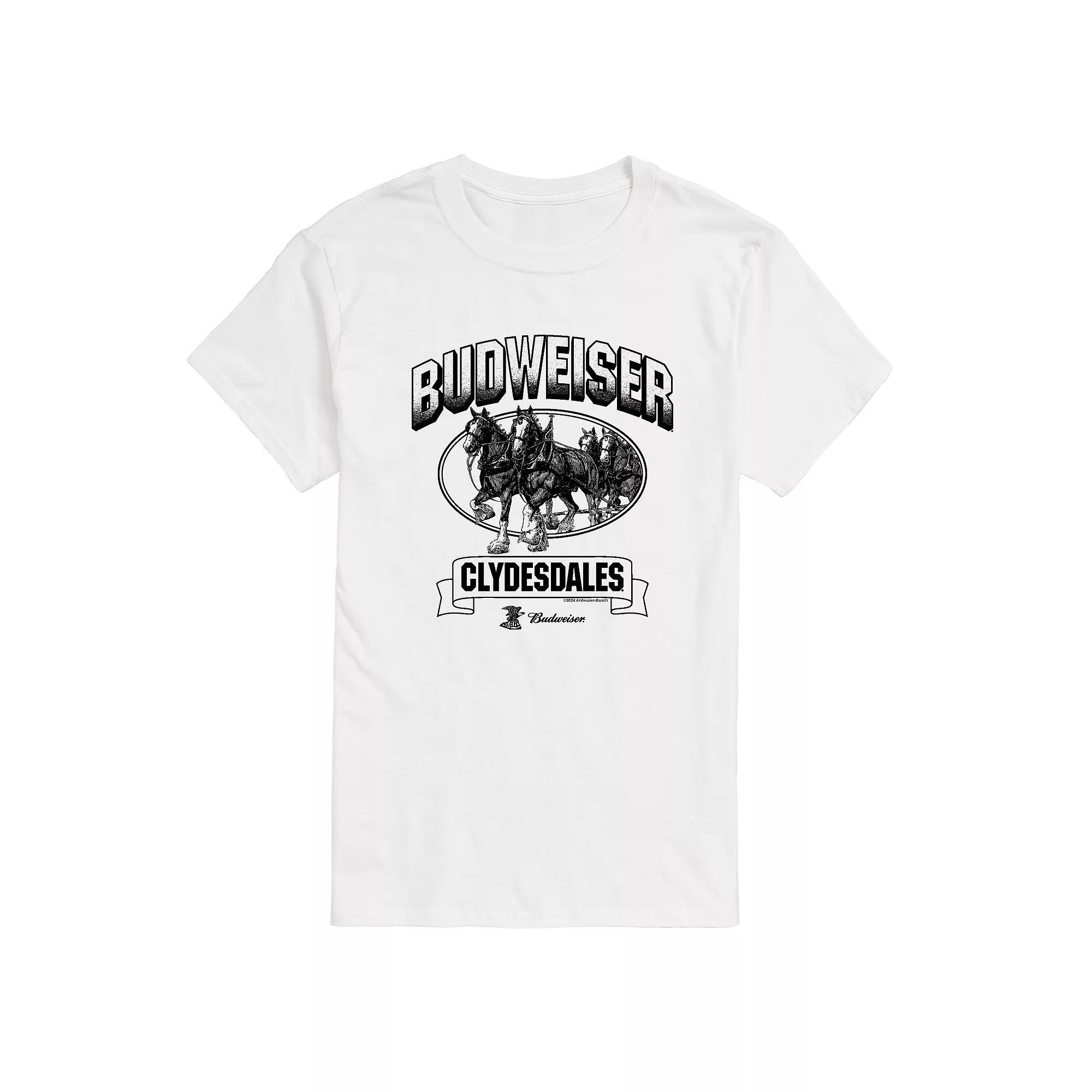 Big & Tall Budweiser Clydesdales Graphic Tee, Mens Product Image