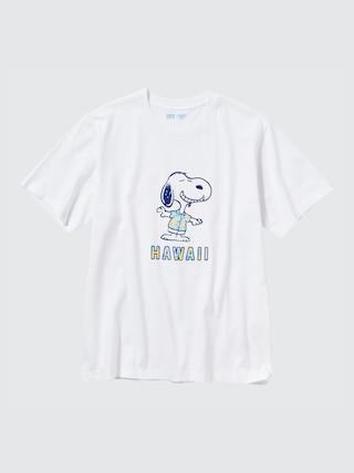 PEANUTS HAWAII UT Graphic T-Shirt White XL UNIQLO US Product Image