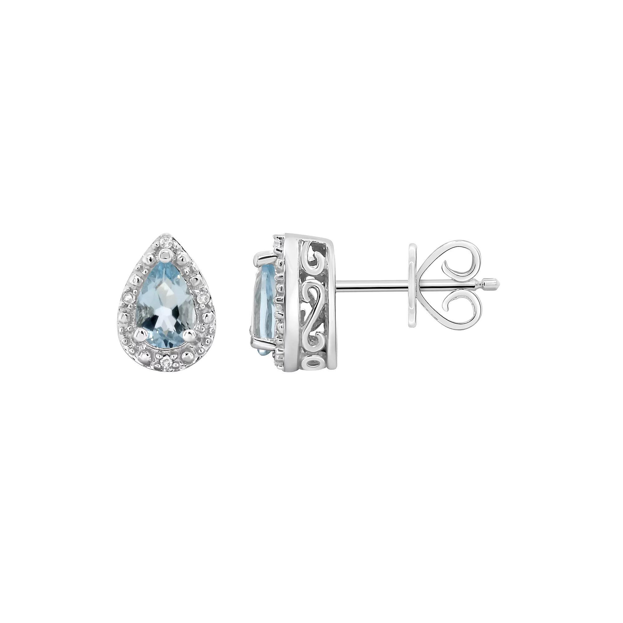 Giorgio di Vicenza 14k White Gold Love Knot Earrings, Womens, 14k Rose Gold Product Image