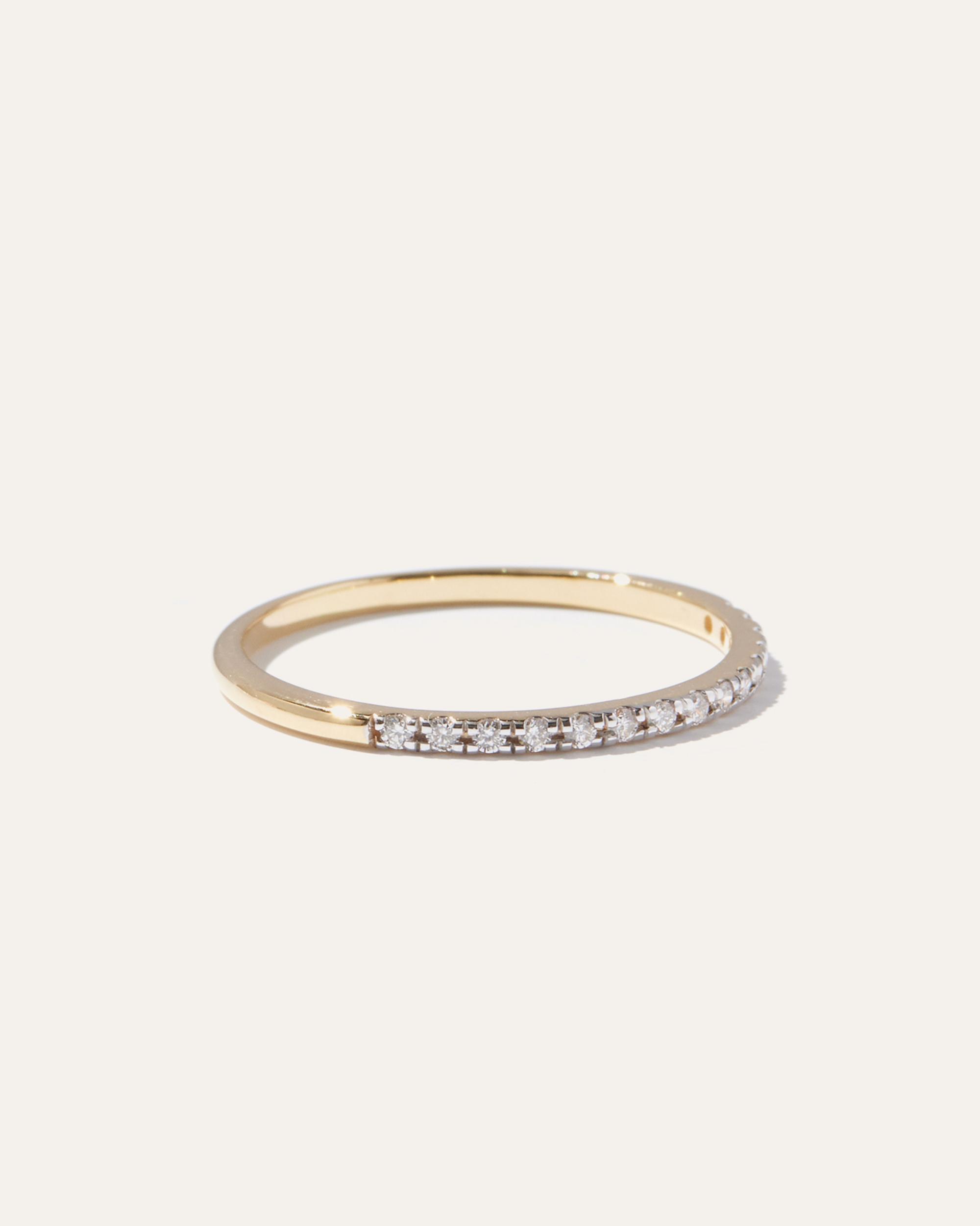 Quince | Women's Diamond Wedding Band Rings 14K Gold Product Image
