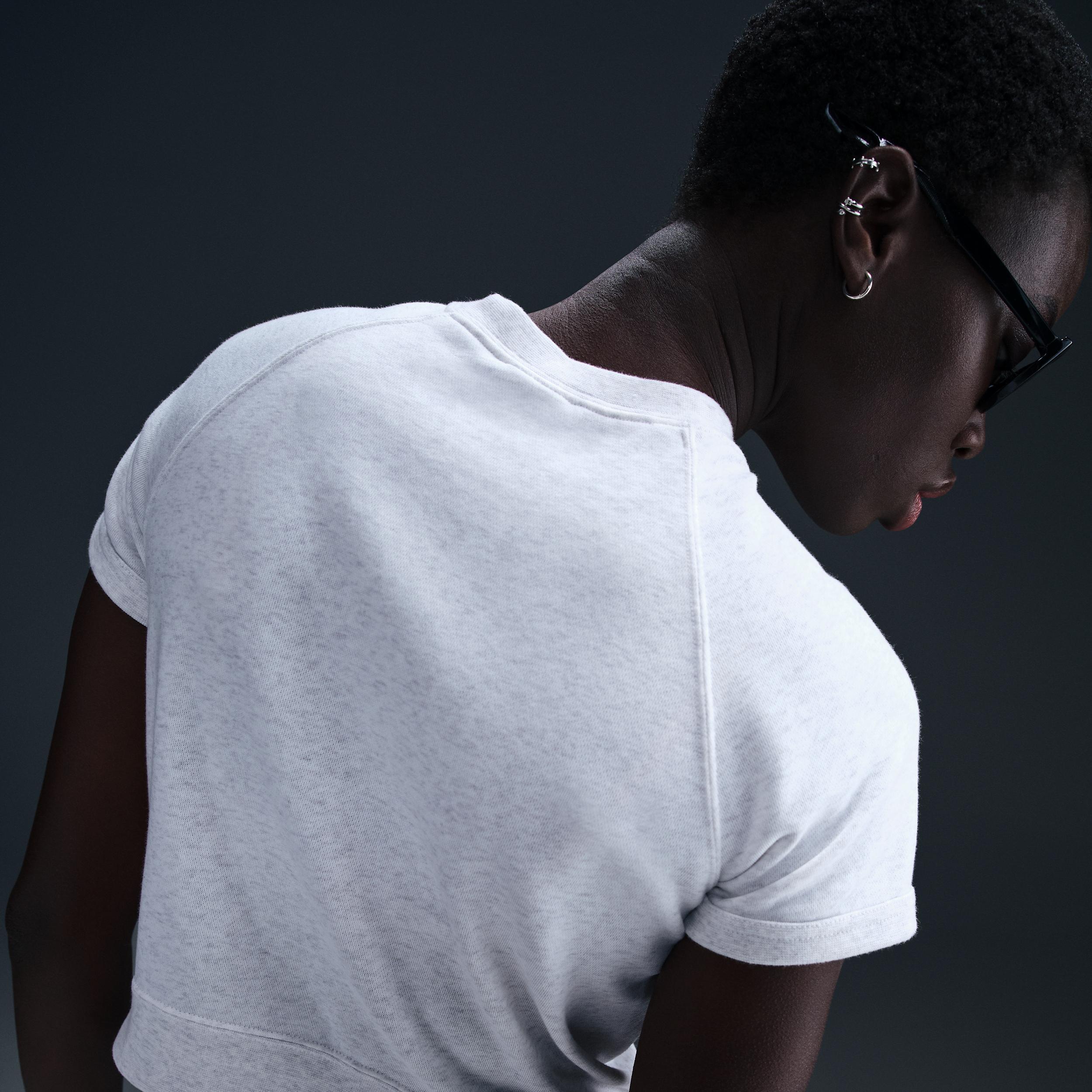 Women's Nike Sportswear Chill Terry Short-Sleeve French Terry Top Product Image